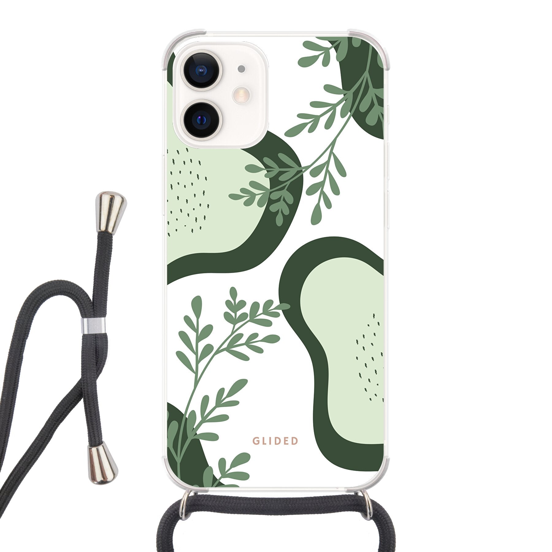 Avocado iPhone 12 mini Handyhülle mit buntem, abstraktem Avocado-Design, idealer Schutz und schlankes Profil.