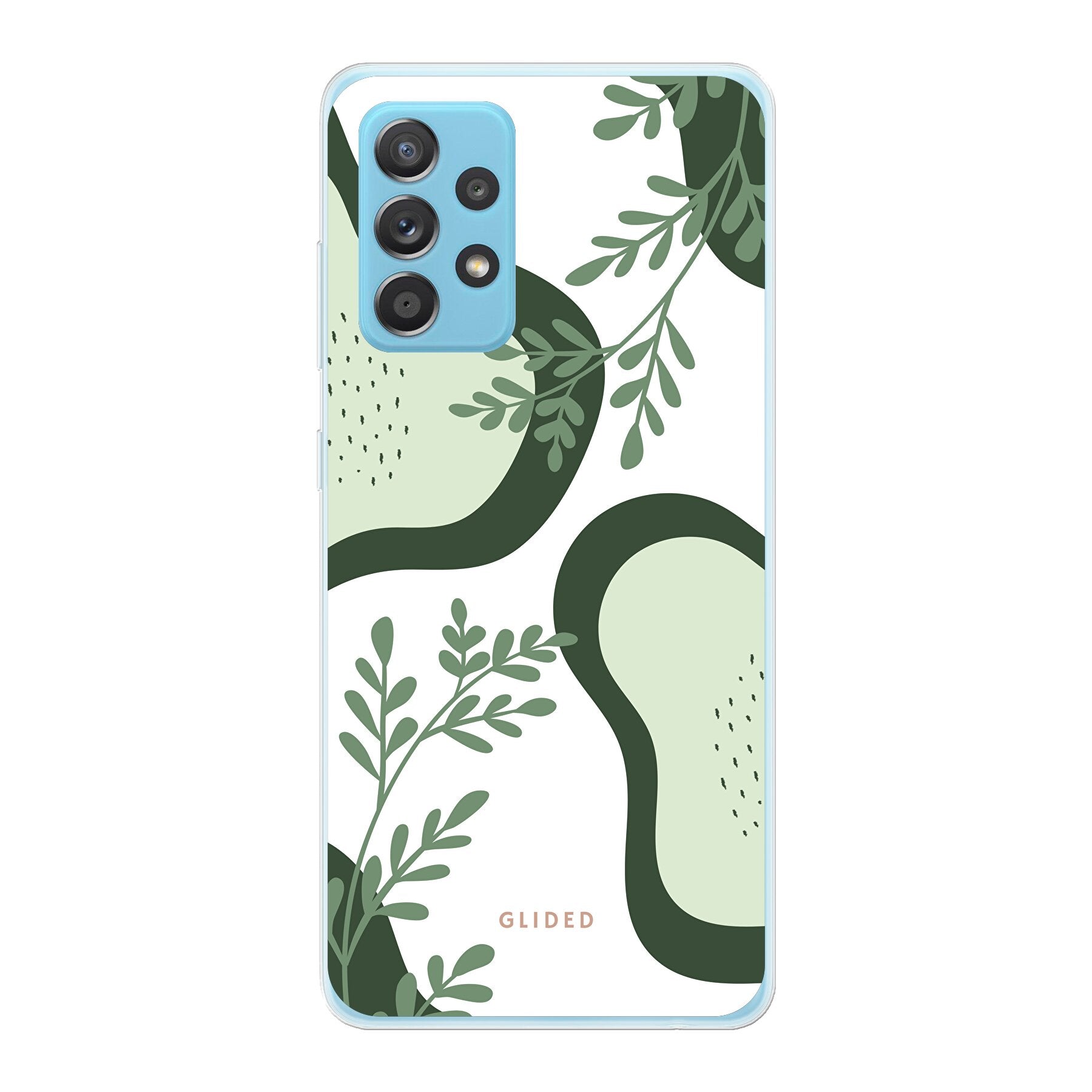 Avocado Handyhülle für Samsung Galaxy A53 5G mit buntem, abstraktem Avocado-Design, idealer Schutz und schlankes Profil.