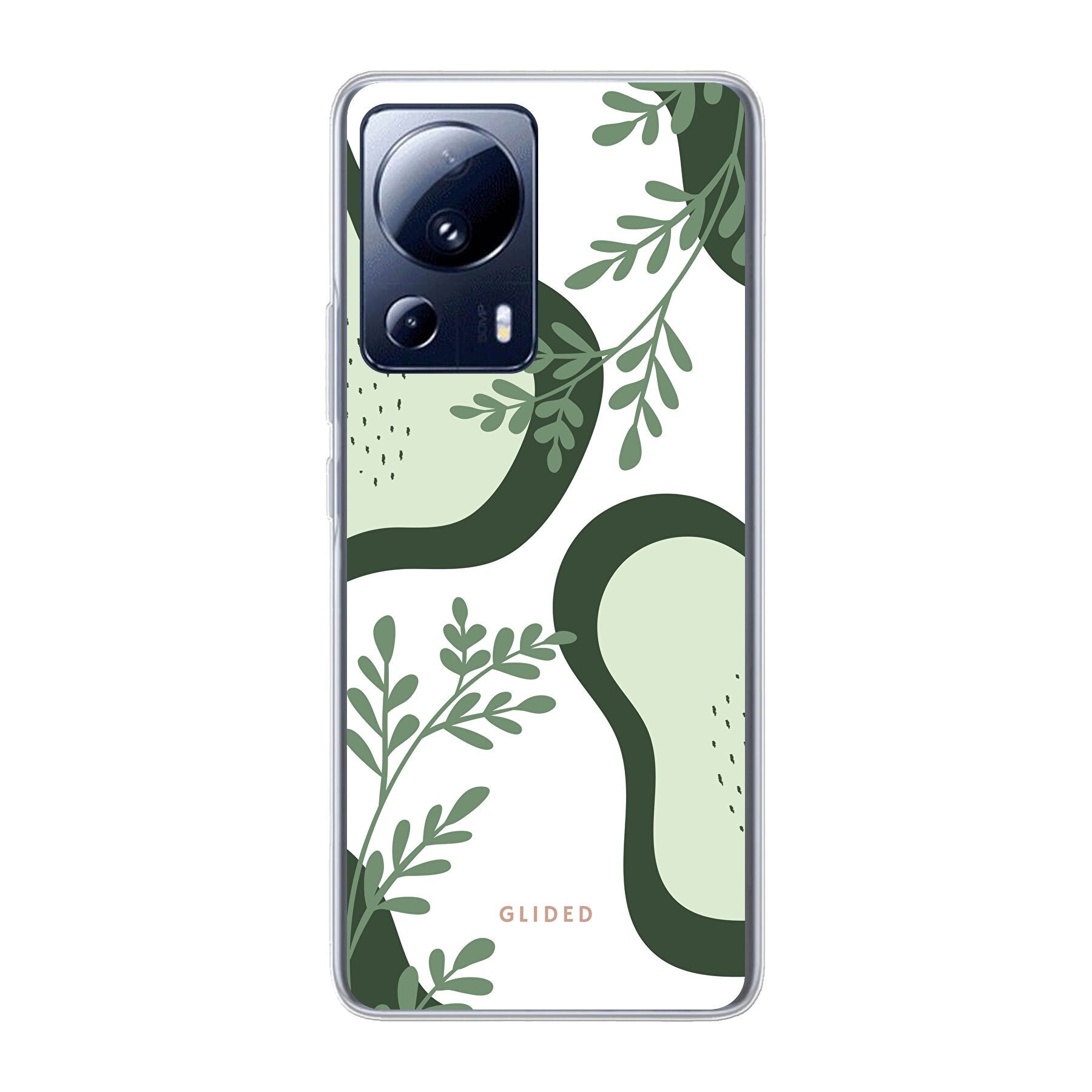 Xiaomi 13 Lite Handyhülle mit buntem Avocado-Design, zeigt abstrakte Avokados in lebendigen Farben.