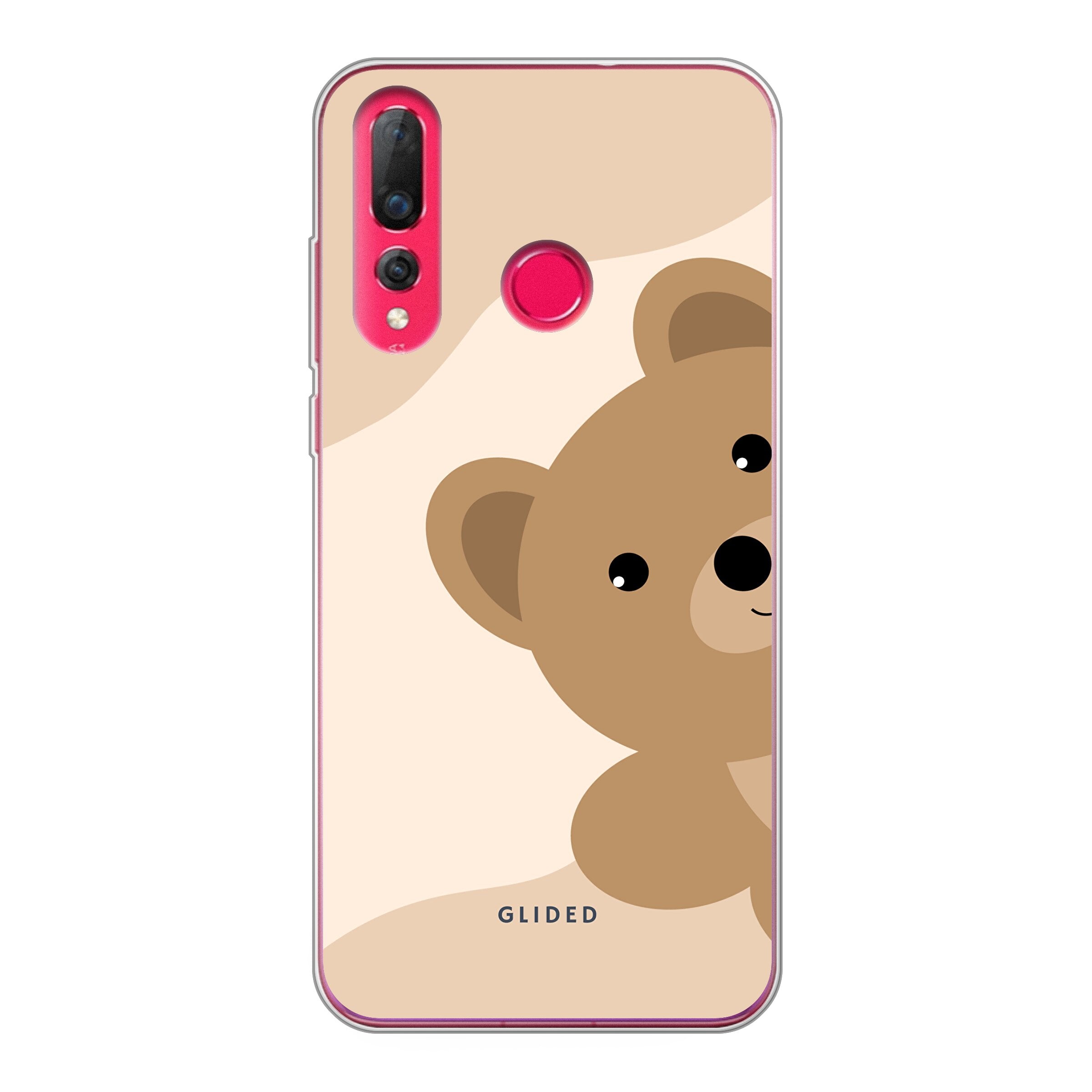 BearLove Huawei P30 Lite Handyhülle mit süßem Bärendesign, bietet Schutz und Stil für dein Smartphone.