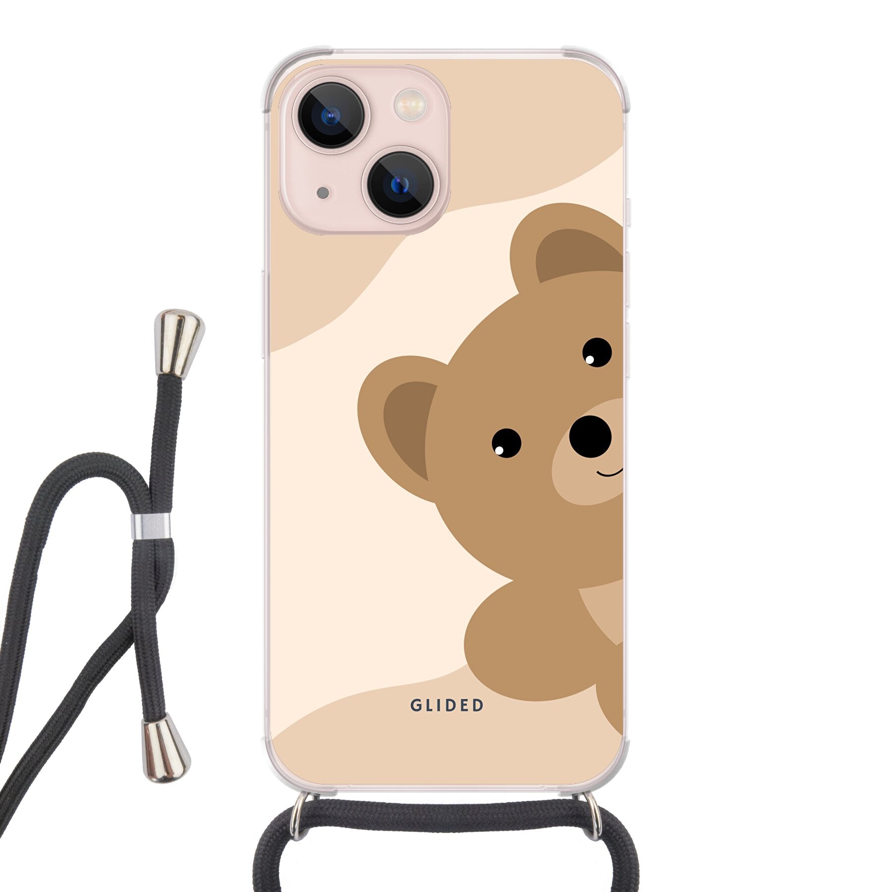 BearLove iPhone 13 mini Handyhülle mit süßem Bärendesign, idealer Schutz und stilvolles Aussehen.