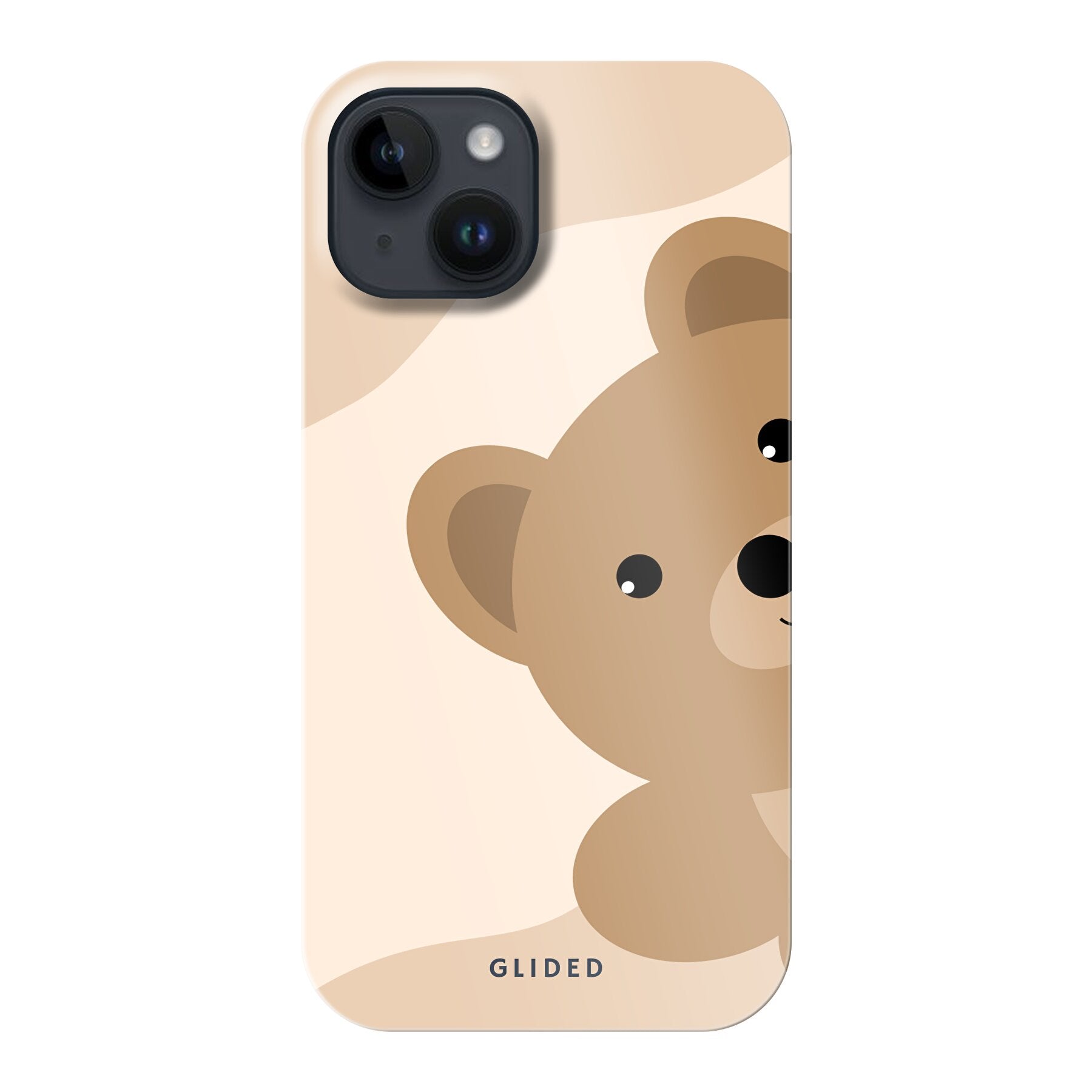 BearLove iPhone 15 Handyhülle mit süßem Bärendesign, idealer Schutz und schlankes Design.