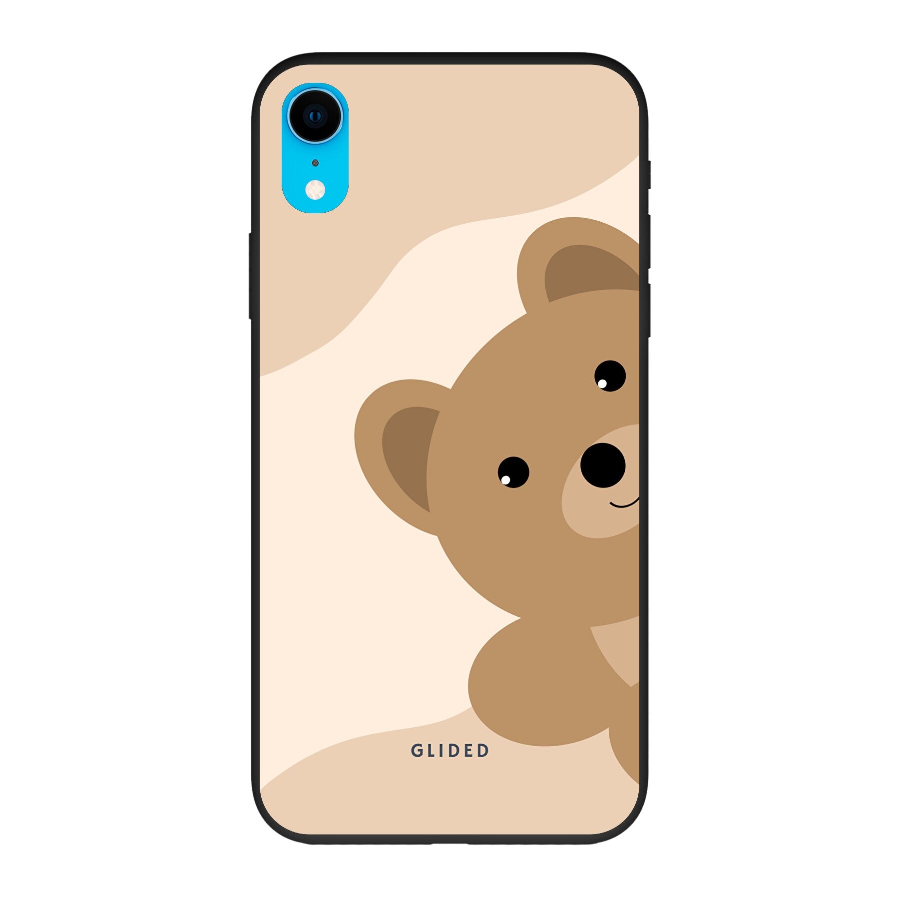BearLove iPhone XR Handyhülle mit süßem Bärendesign, bietet Schutz und Stil für dein Smartphone.