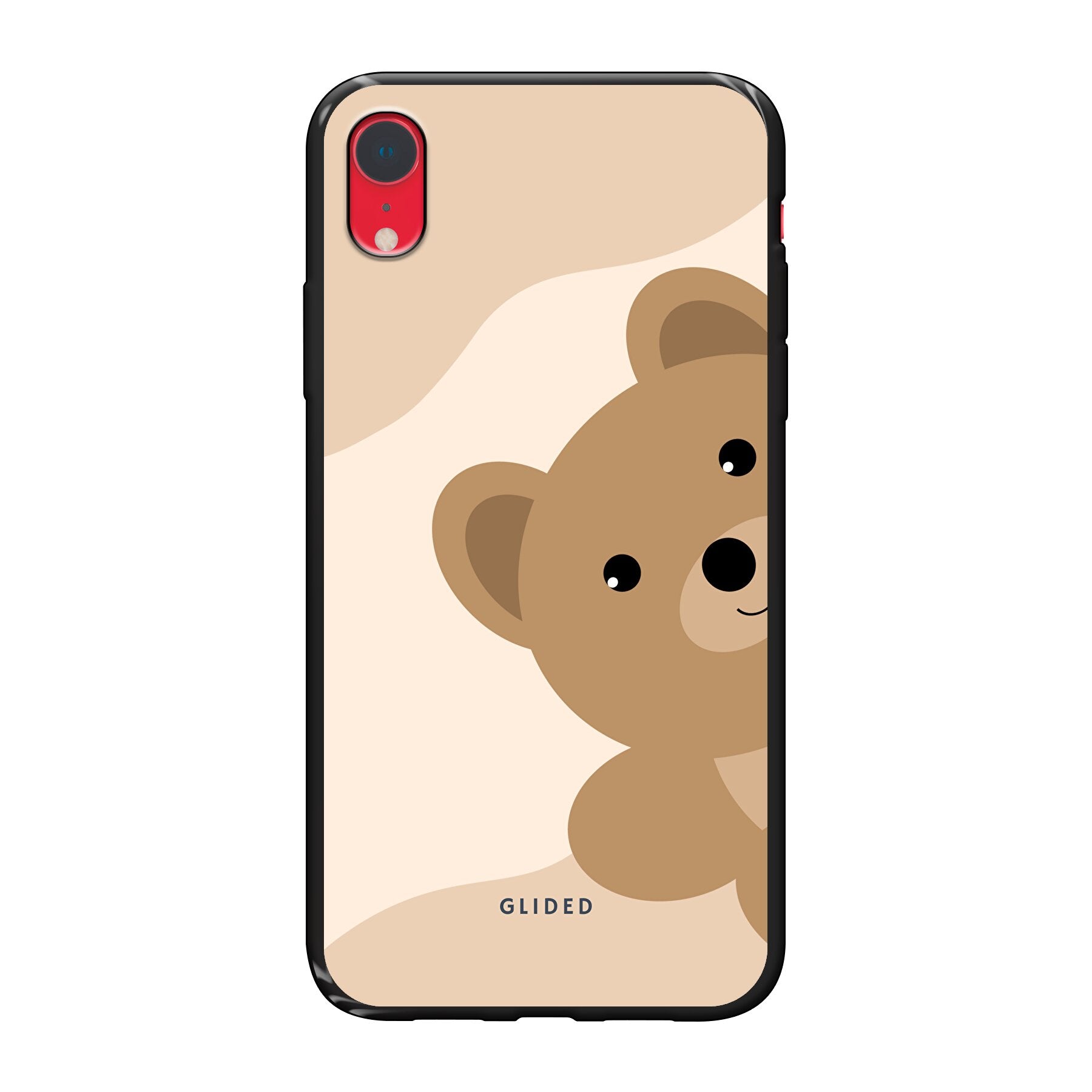 BearLove iPhone XR Handyhülle mit süßem Bärendesign, bietet Schutz und Stil für dein Smartphone.