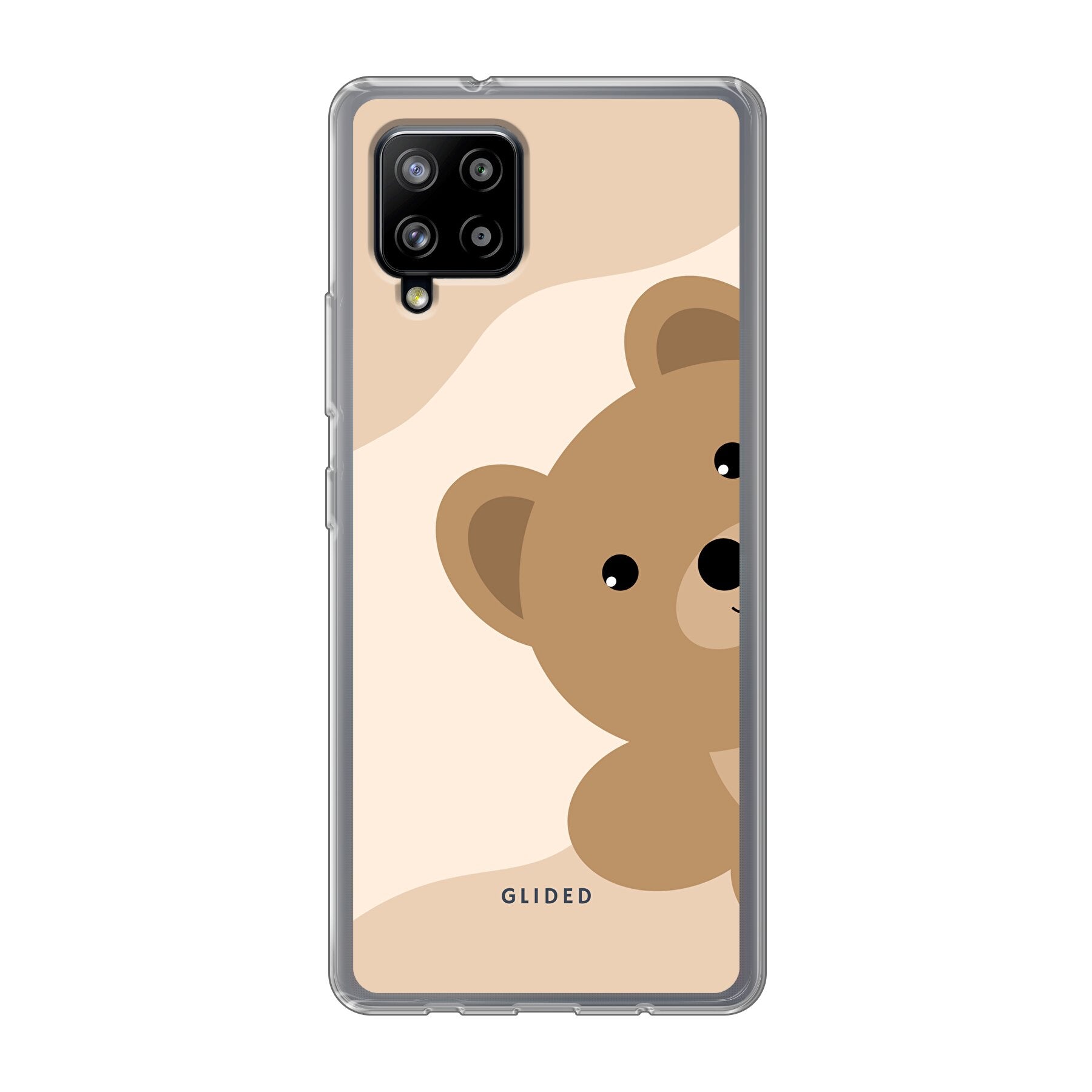 BearLove Handyhülle für Samsung Galaxy A42 5G mit süßem Bärenmotiv, bietet Schutz und Stil.