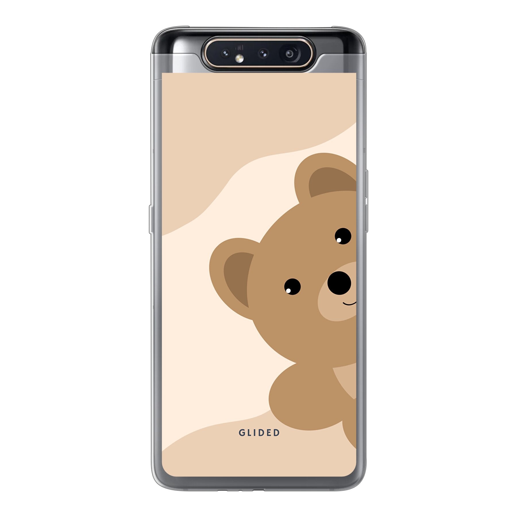 BearLove Handyhülle für Samsung Galaxy A80 mit süßem Bärenmotiv, bietet Schutz und Stil.