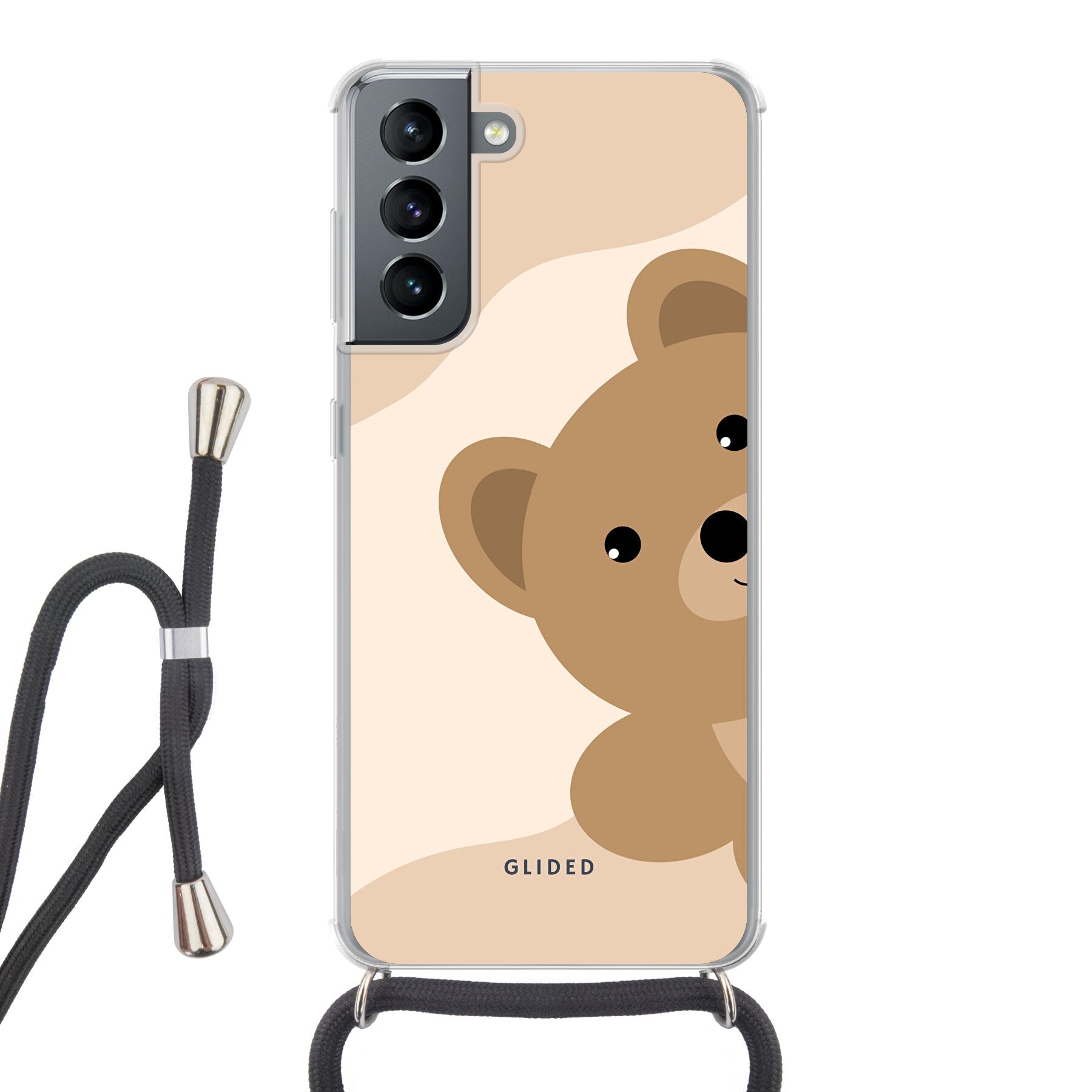 BearLove Handyhülle für Samsung Galaxy S21 5G mit süßem Bärenmotiv, bietet Schutz und Stil.
