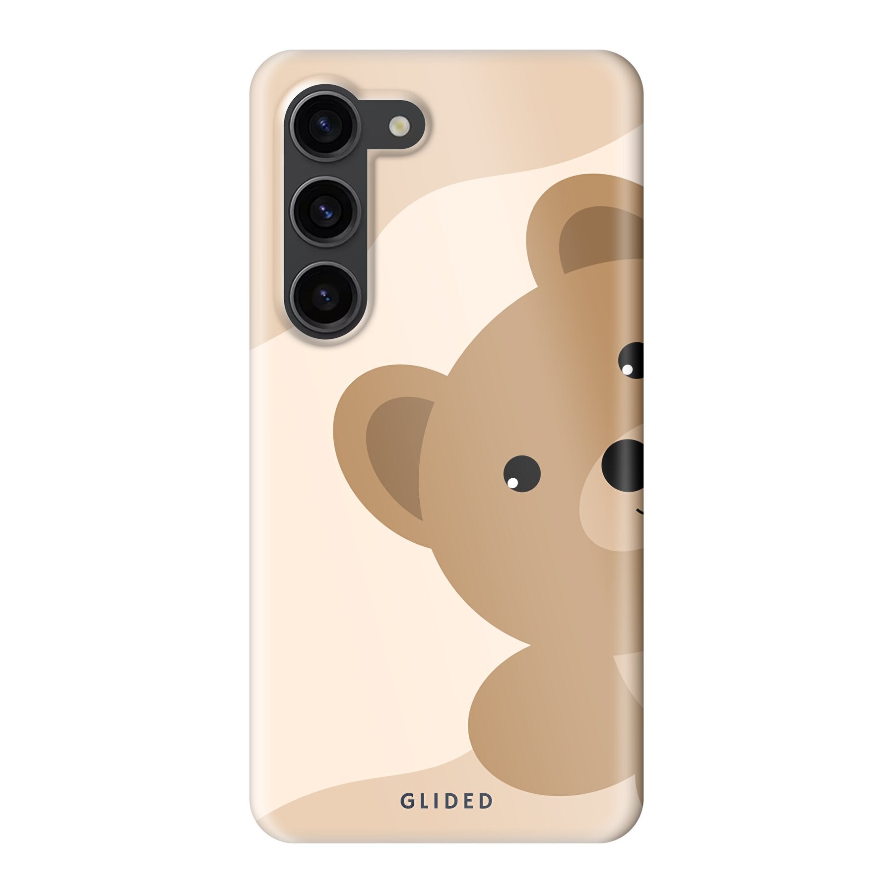BearLove Handyhülle für Samsung Galaxy S23 mit süßem Bärenmotiv, bietet Schutz und Stil.