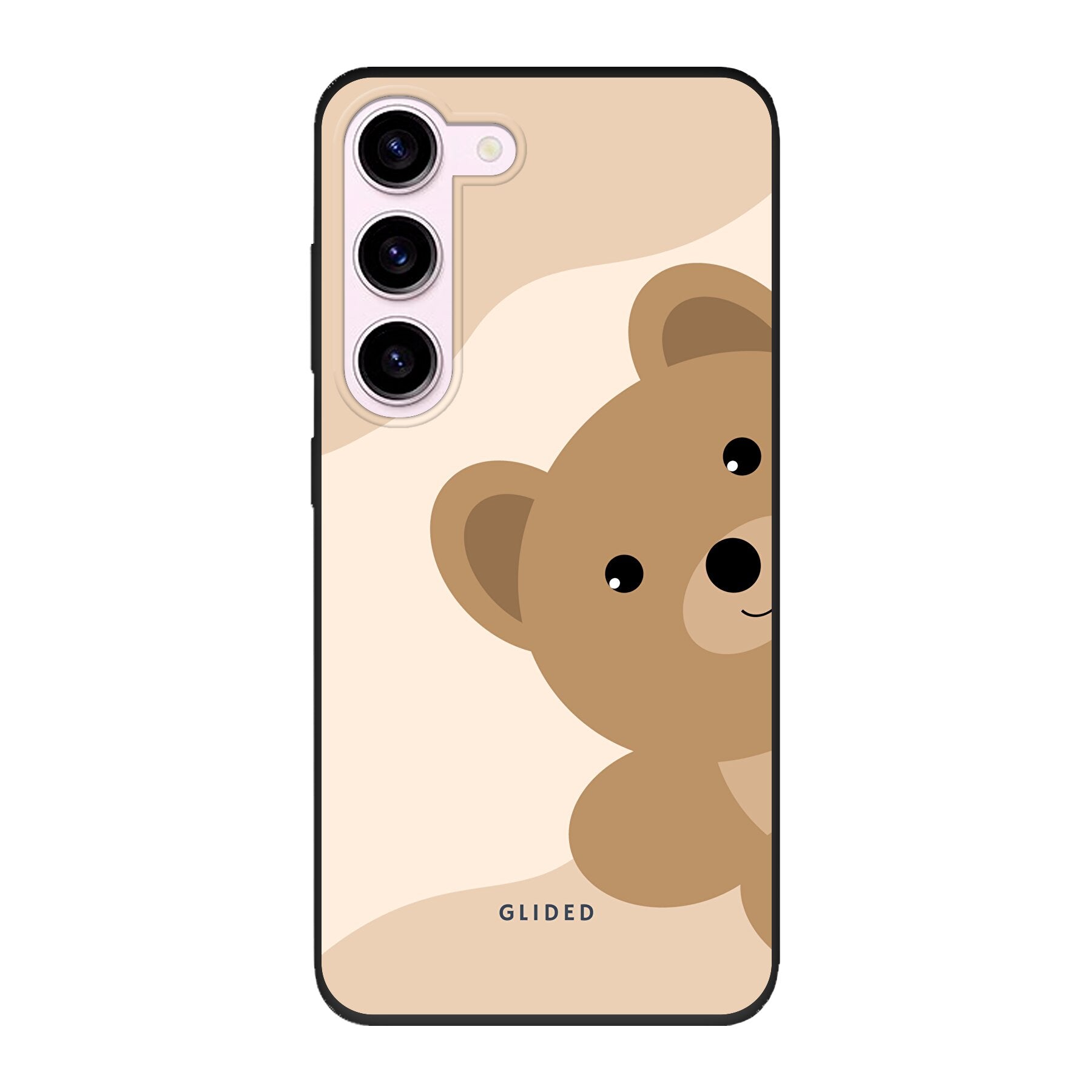 BearLove Handyhülle für Samsung Galaxy S23 mit süßem Bärenmotiv, bietet Schutz und Stil.