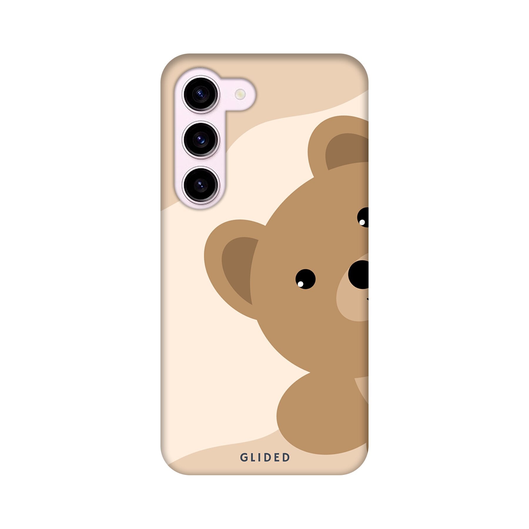 BearLove Handyhülle für Samsung Galaxy S24 mit süßem Bärenmotiv, bietet Schutz und Stil.