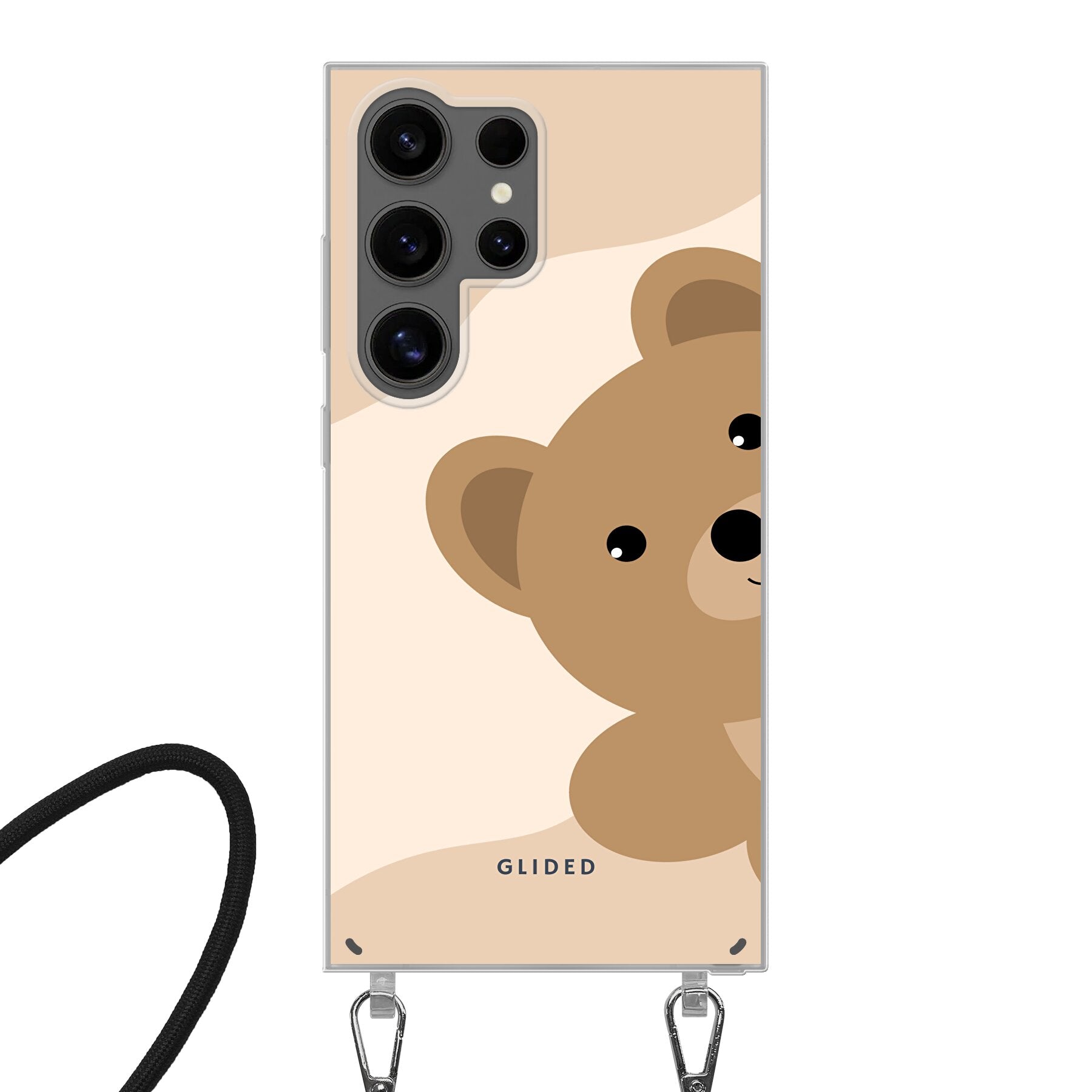 BearLove Handyhülle für Samsung Galaxy S24 Ultra mit süßem Bärenmotiv, bietet Schutz und Stil.