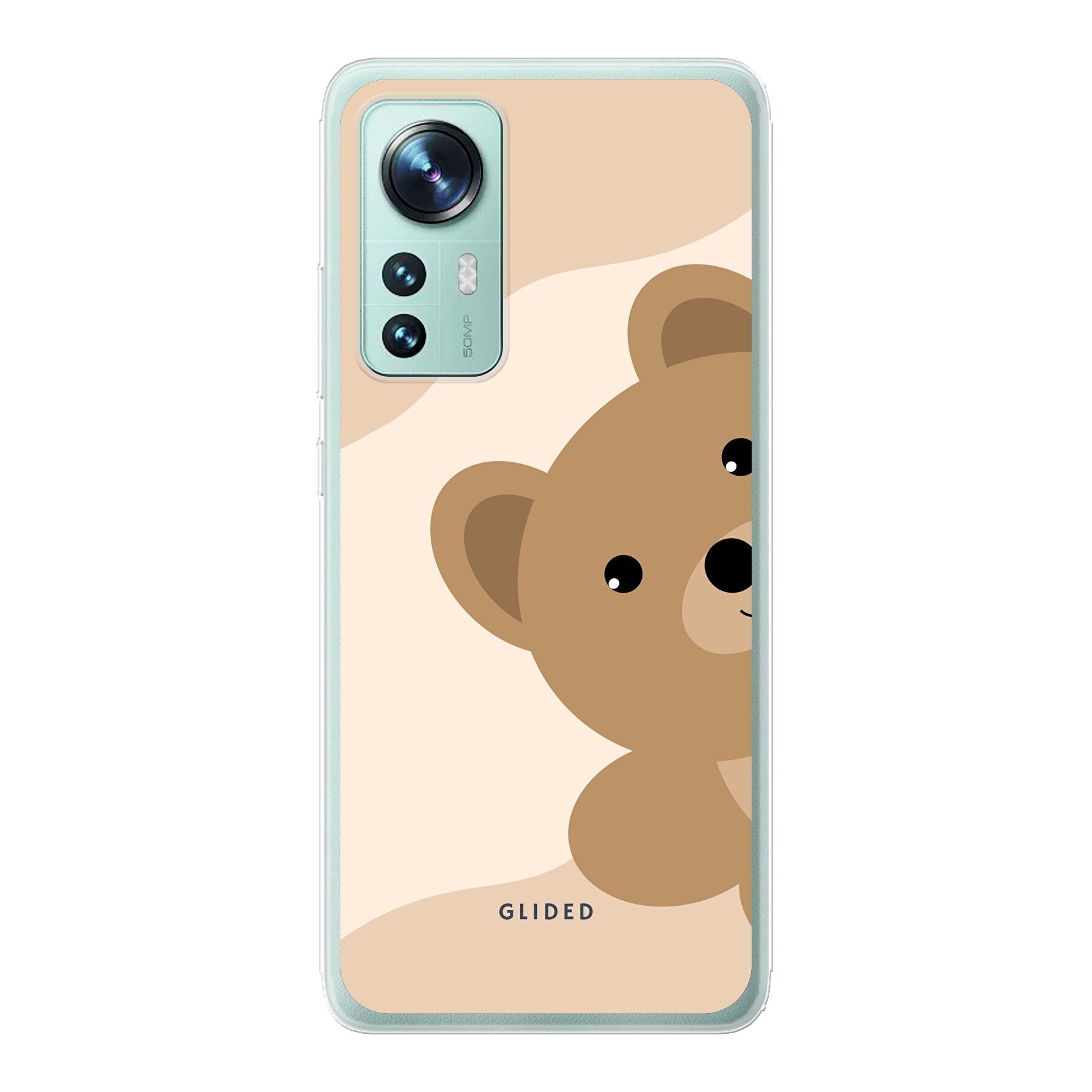 BearLove Xiaomi 12 Pro Handyhülle mit süßem Bärendesign, bietet Schutz und Stil für dein Smartphone.