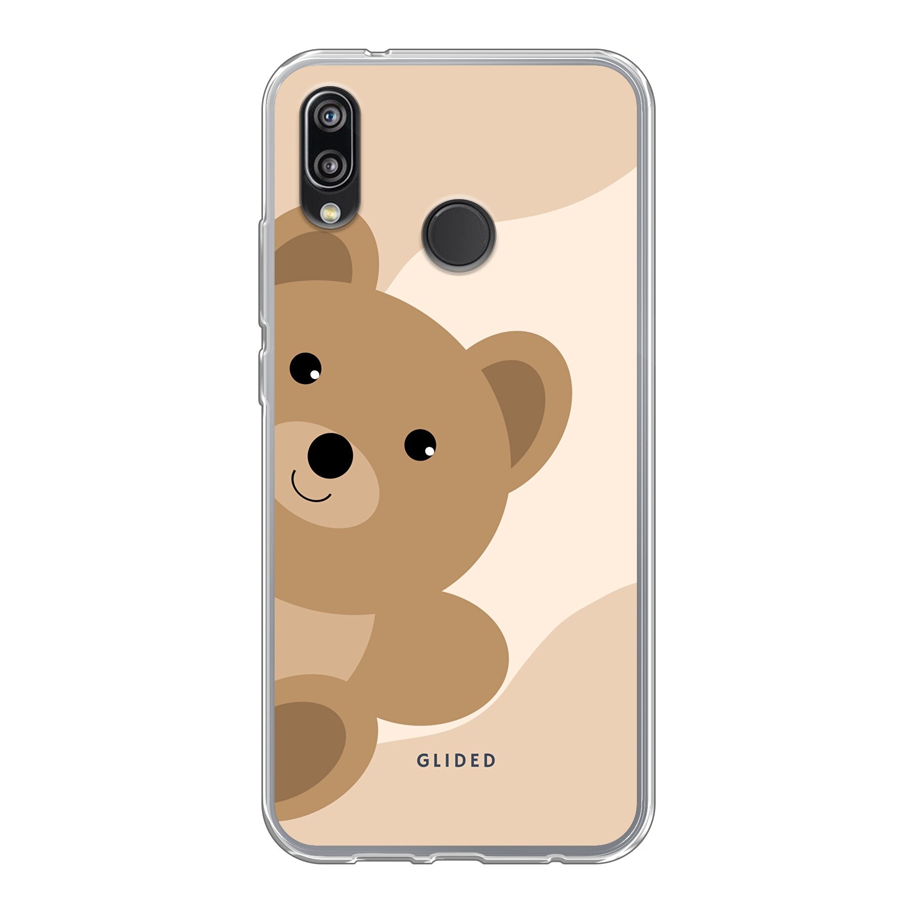 BearLove Huawei P20 Lite Handyhülle mit süßem Bärendesign, bietet Schutz und Stil für dein Smartphone.