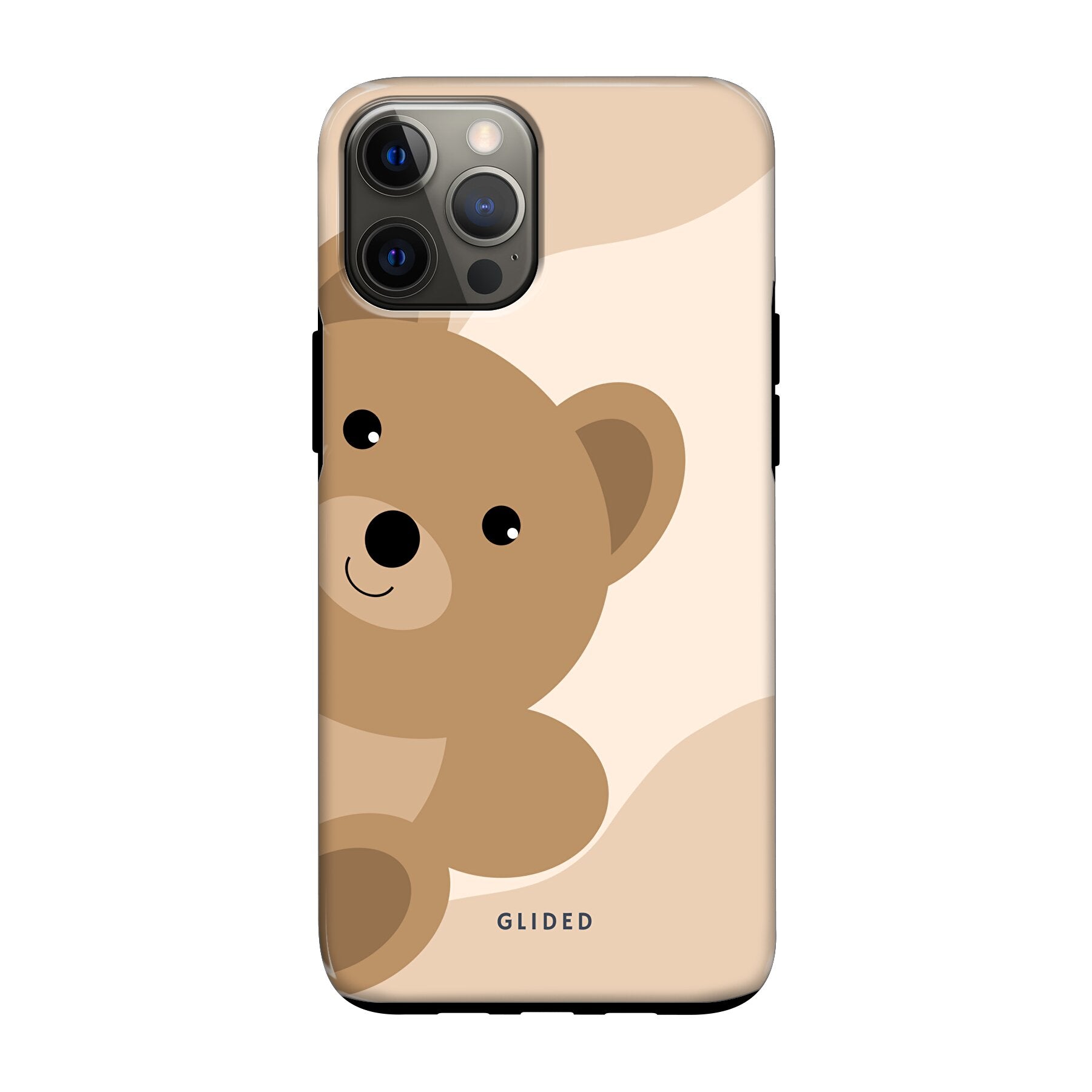 BearLove iPhone 12 Handyhülle mit süßem Bären-Design, bietet Schutz und Stil.
