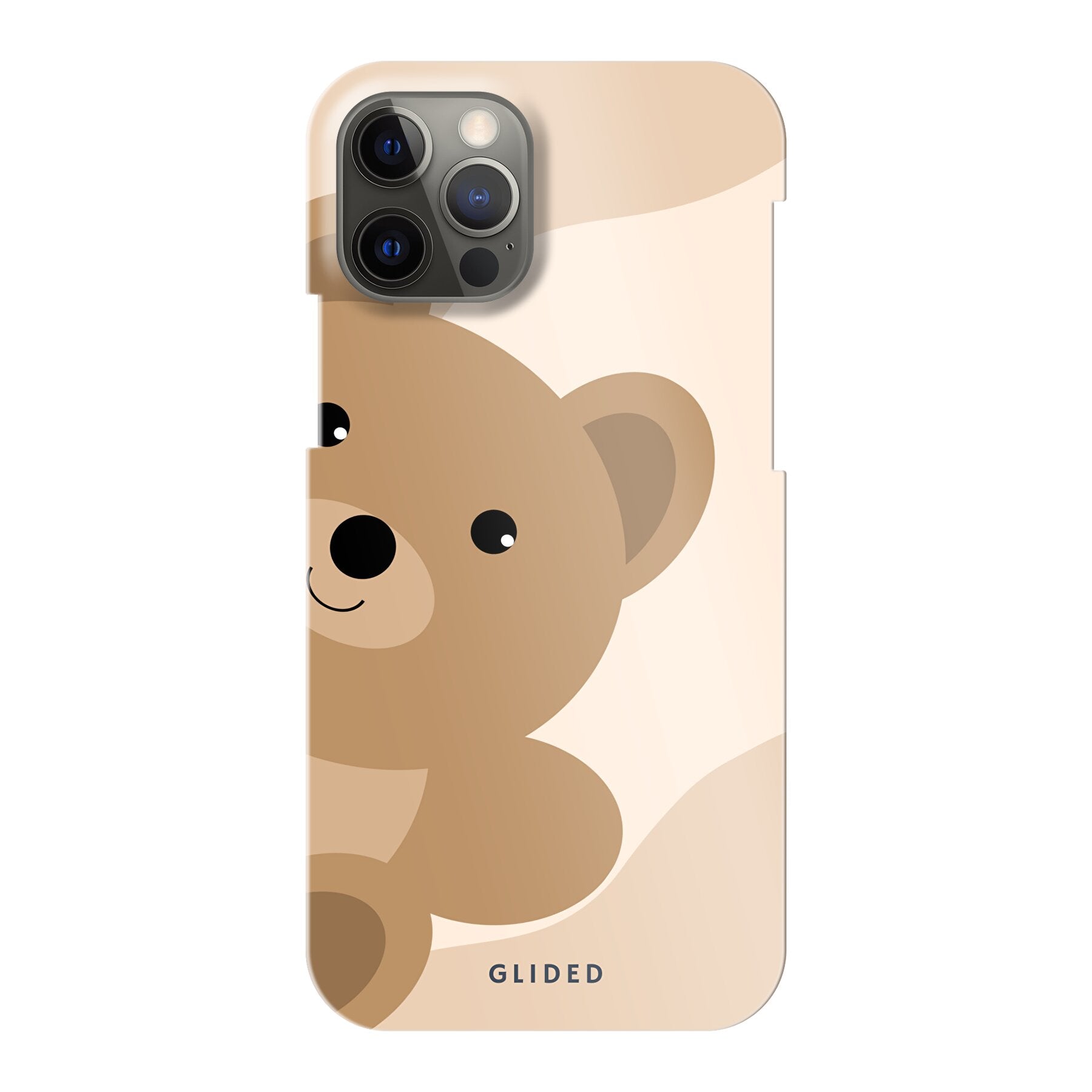 BearLove iPhone 12 Handyhülle mit süßem Bären-Design, bietet Schutz und Stil.