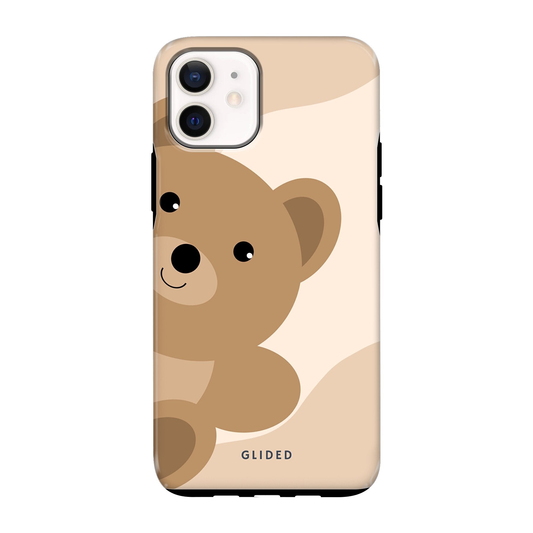 BearLove iPhone 12 mini Handyhülle mit süßem Bären-Design, bietet Schutz und Stil für dein Smartphone.