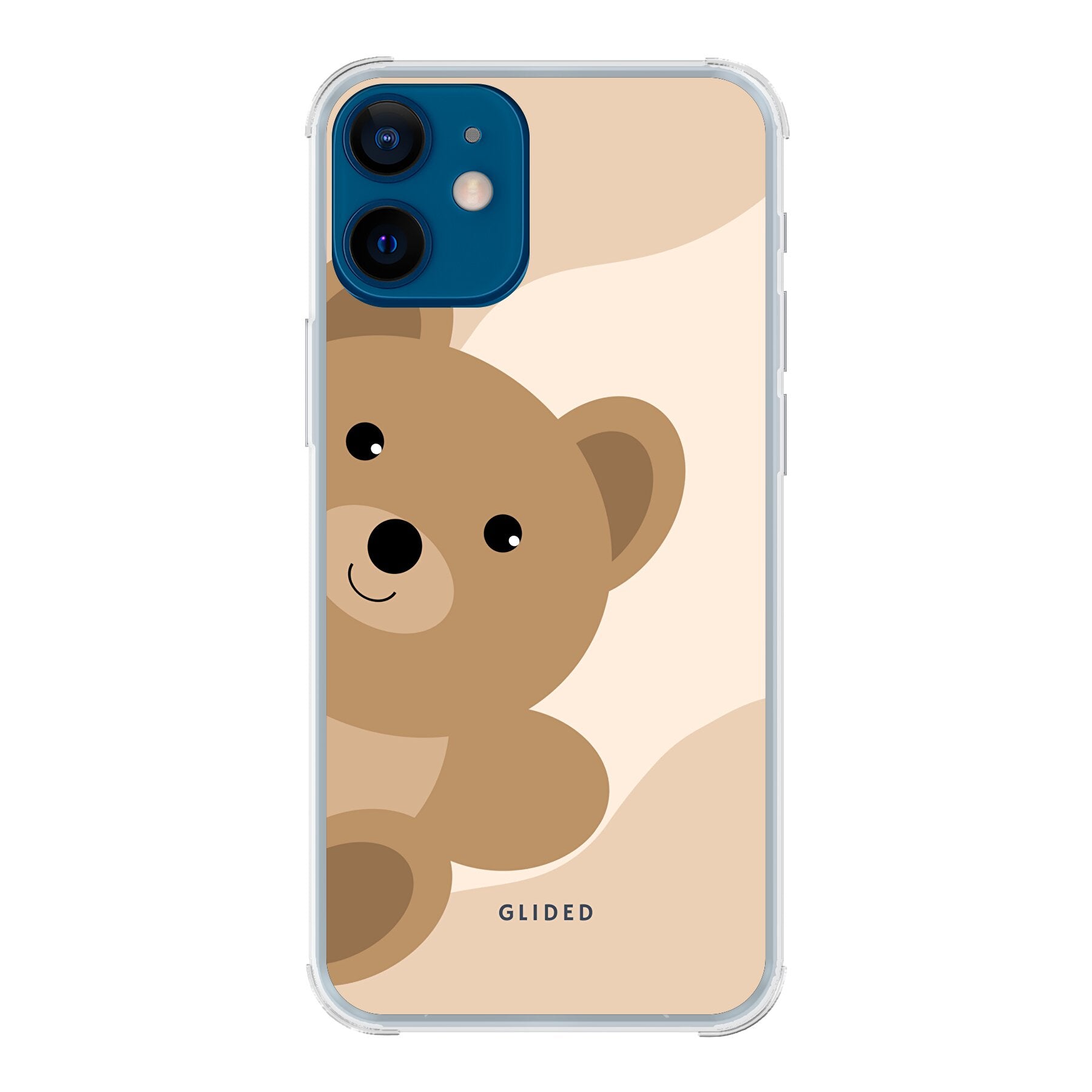 BearLove iPhone 12 mini Handyhülle mit süßem Bären-Design, bietet Schutz und Stil für dein Smartphone.