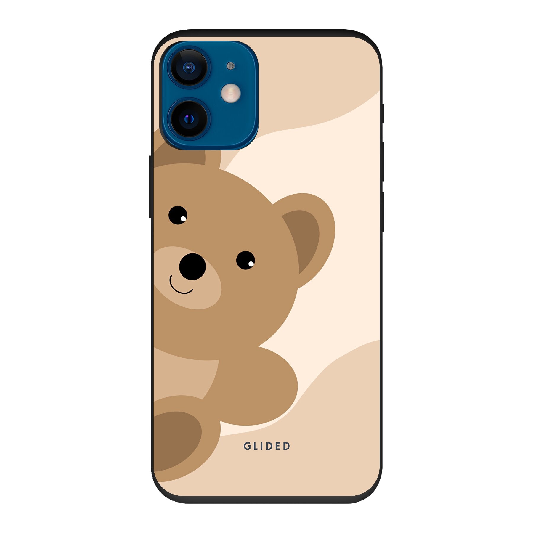 BearLove iPhone 12 mini Handyhülle mit süßem Bären-Design, bietet Schutz und Stil für dein Smartphone.