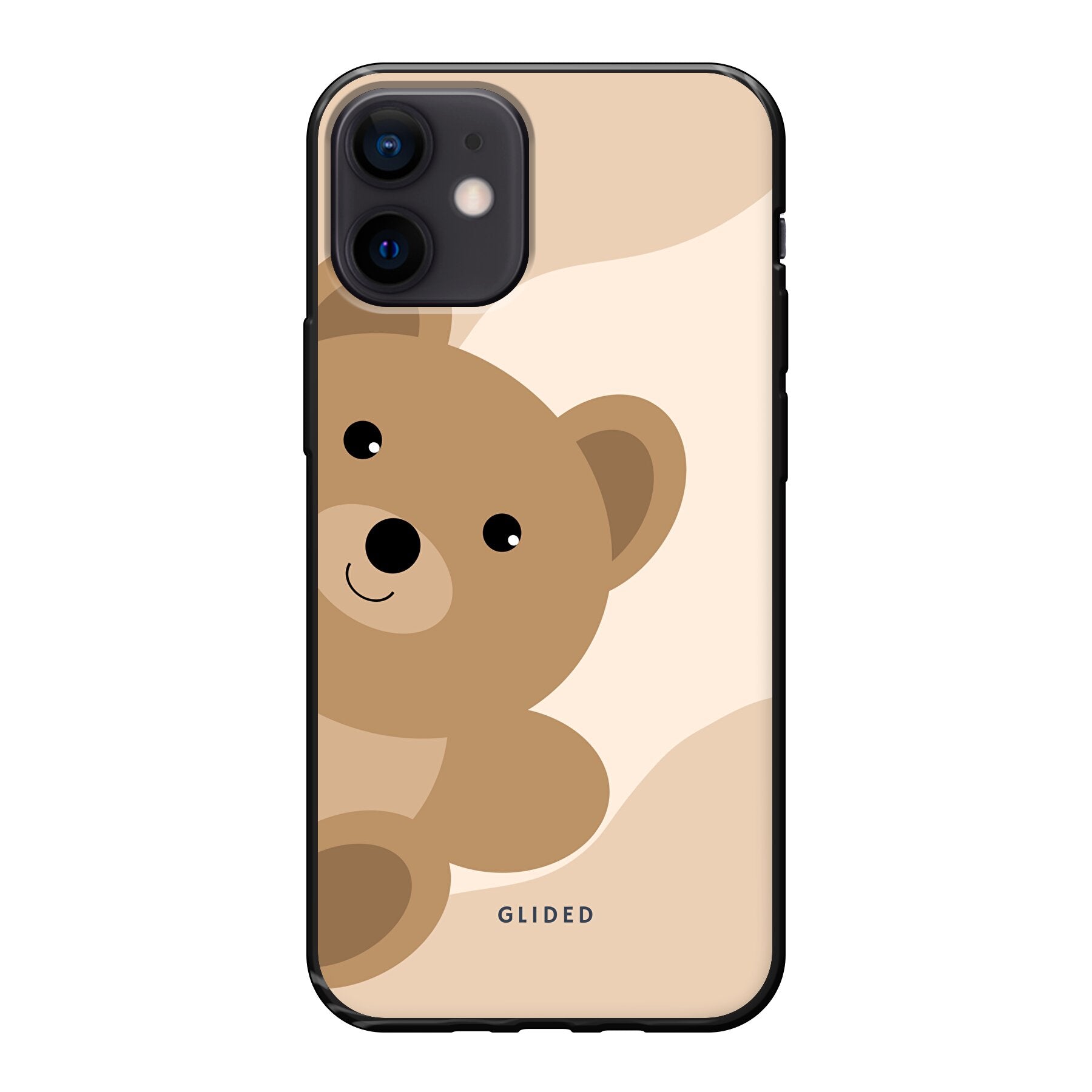 BearLove iPhone 12 mini Handyhülle mit süßem Bären-Design, bietet Schutz und Stil für dein Smartphone.
