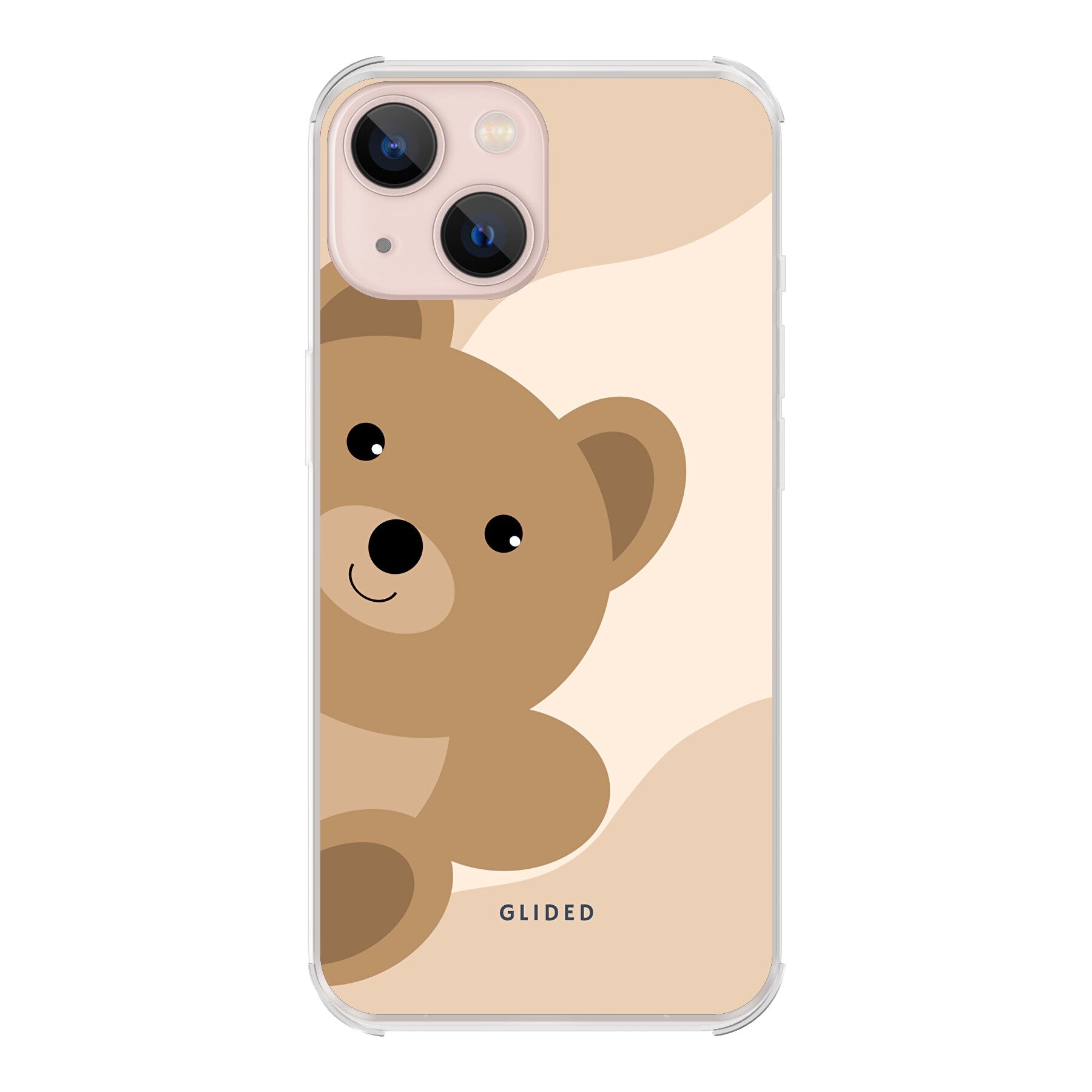 BearLove iPhone 13 Handyhülle mit süßem Bärendesign, bietet Schutz und Stil.