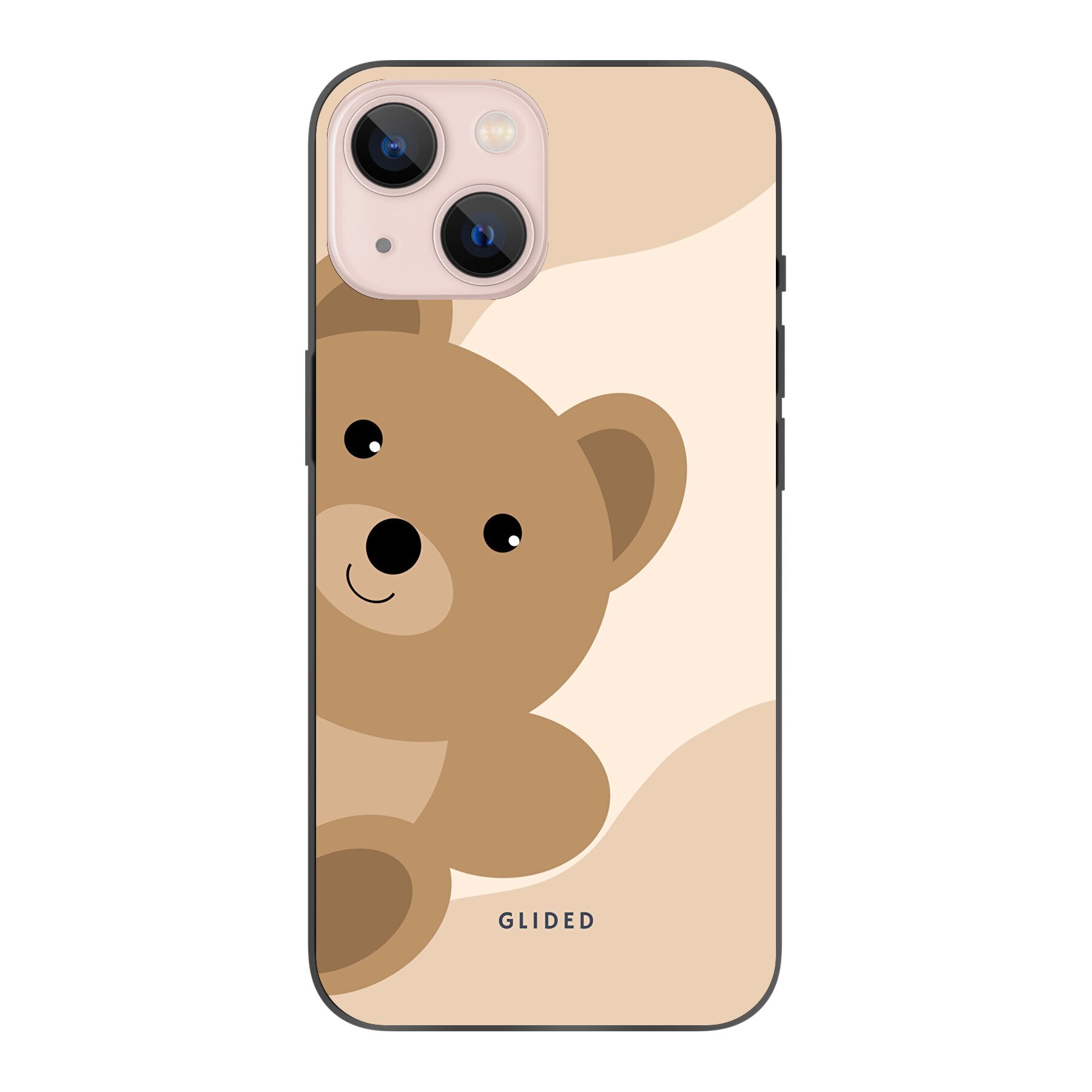 BearLove iPhone 13 Handyhülle mit süßem Bärendesign, bietet Schutz und Stil.
