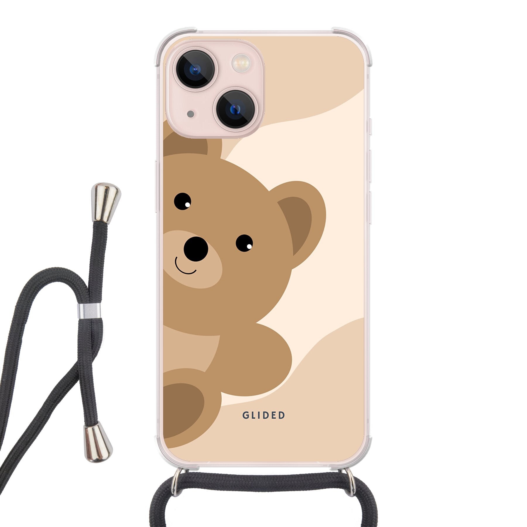 BearLove iPhone 13 Handyhülle mit süßem Bärendesign, bietet Schutz und Stil.