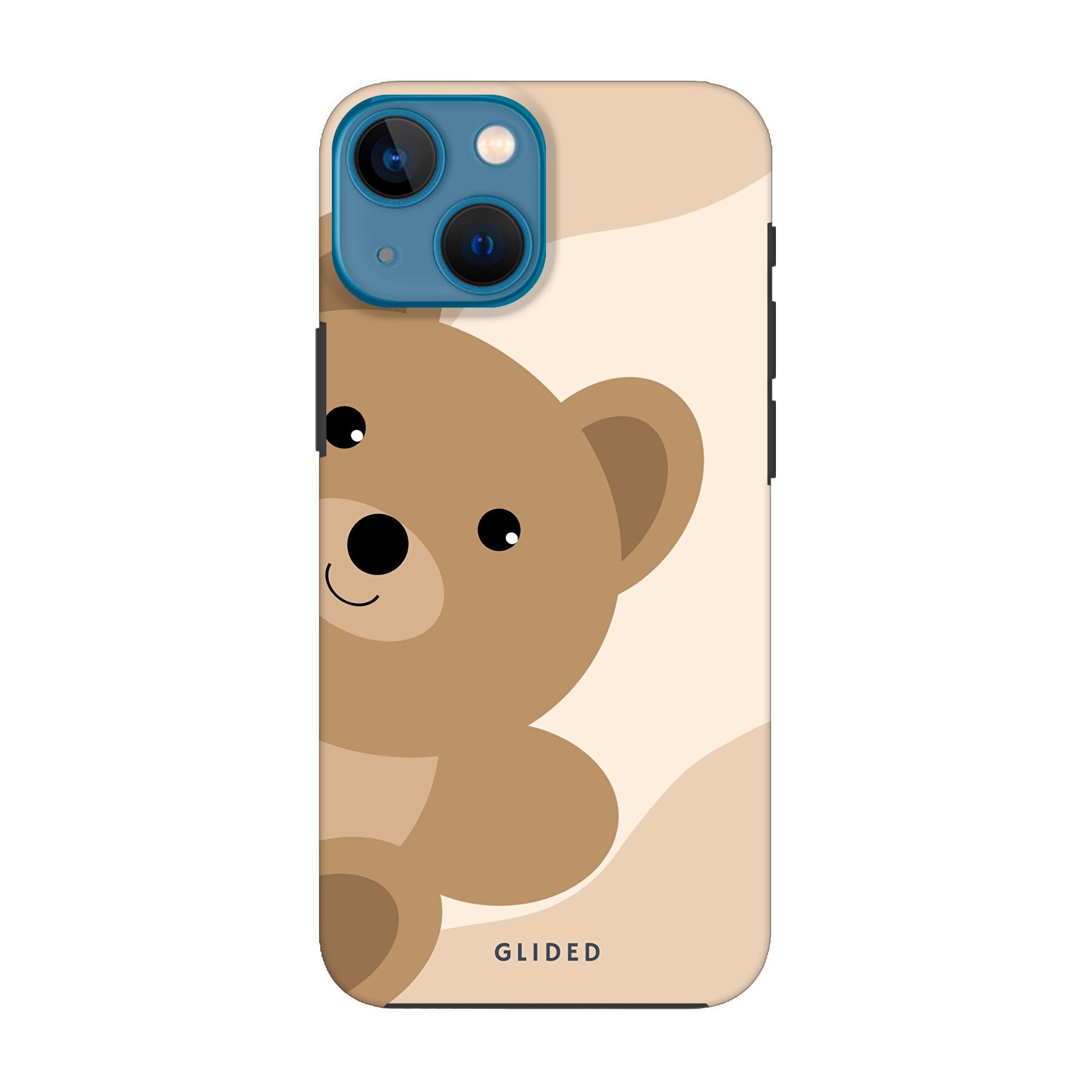 BearLove iPhone 13 mini Handyhülle mit süßem Bären-Design, bietet Schutz und Stil.