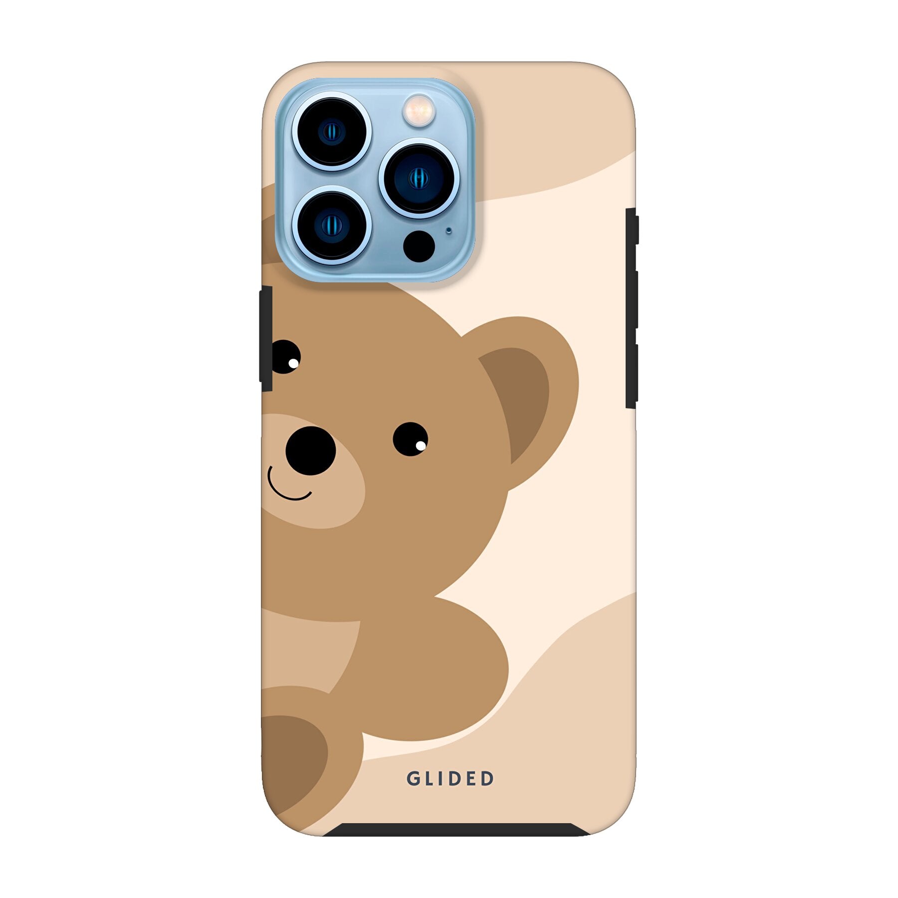 BearLove iPhone 13 Pro Max Handyhülle mit süßem Bären-Design, bietet Schutz und Stil.