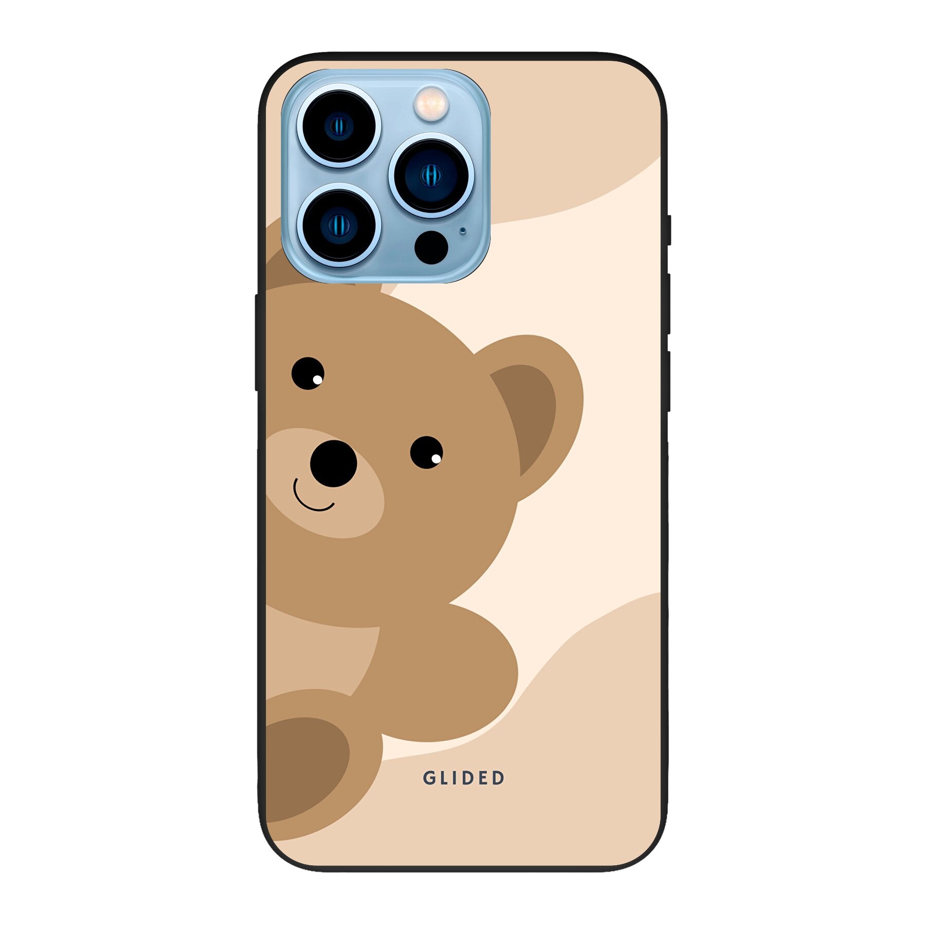 BearLove iPhone 13 Pro Max Handyhülle mit süßem Bären-Design, bietet Schutz und Stil.