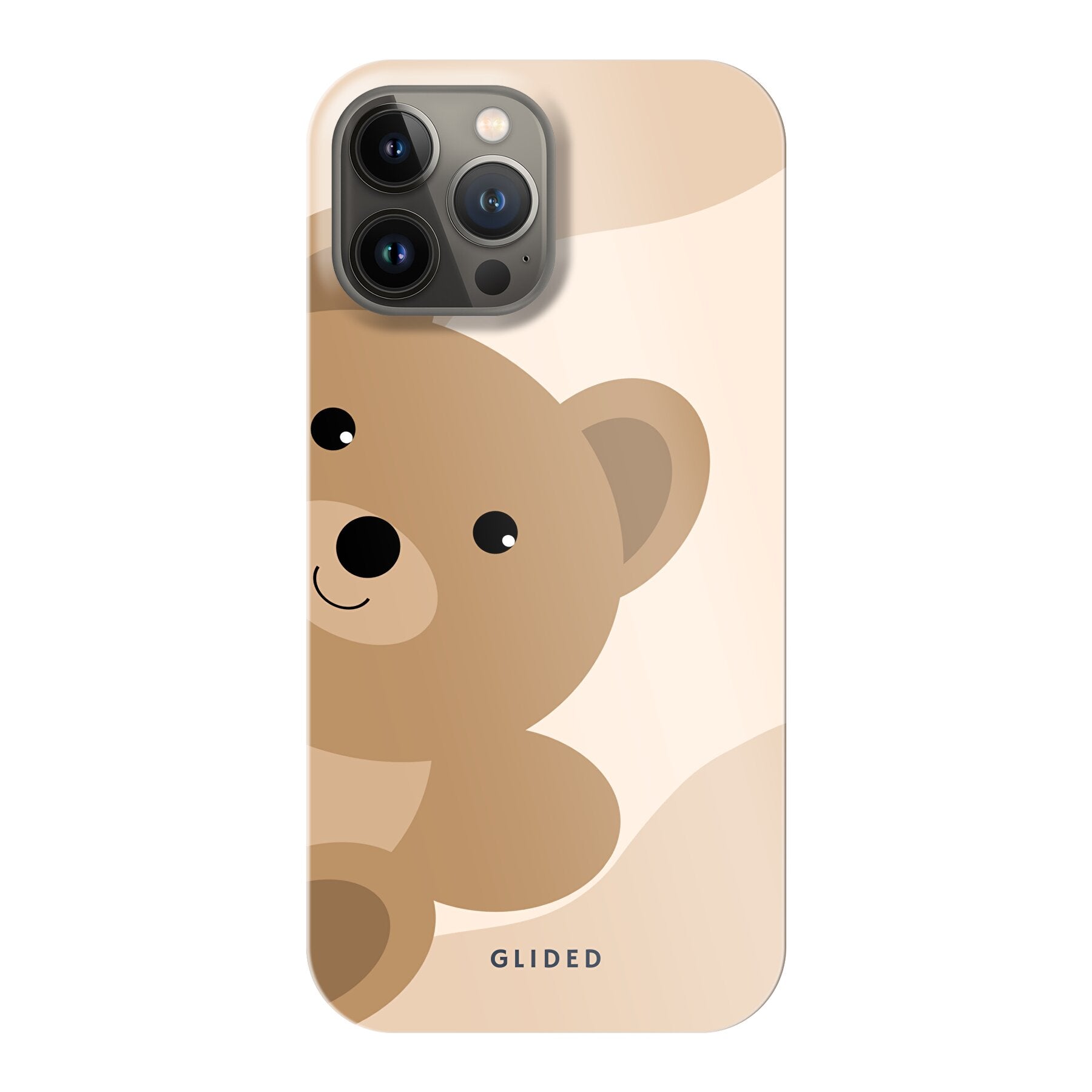BearLove iPhone 13 Pro Max Handyhülle mit süßem Bären-Design, bietet Schutz und Stil.