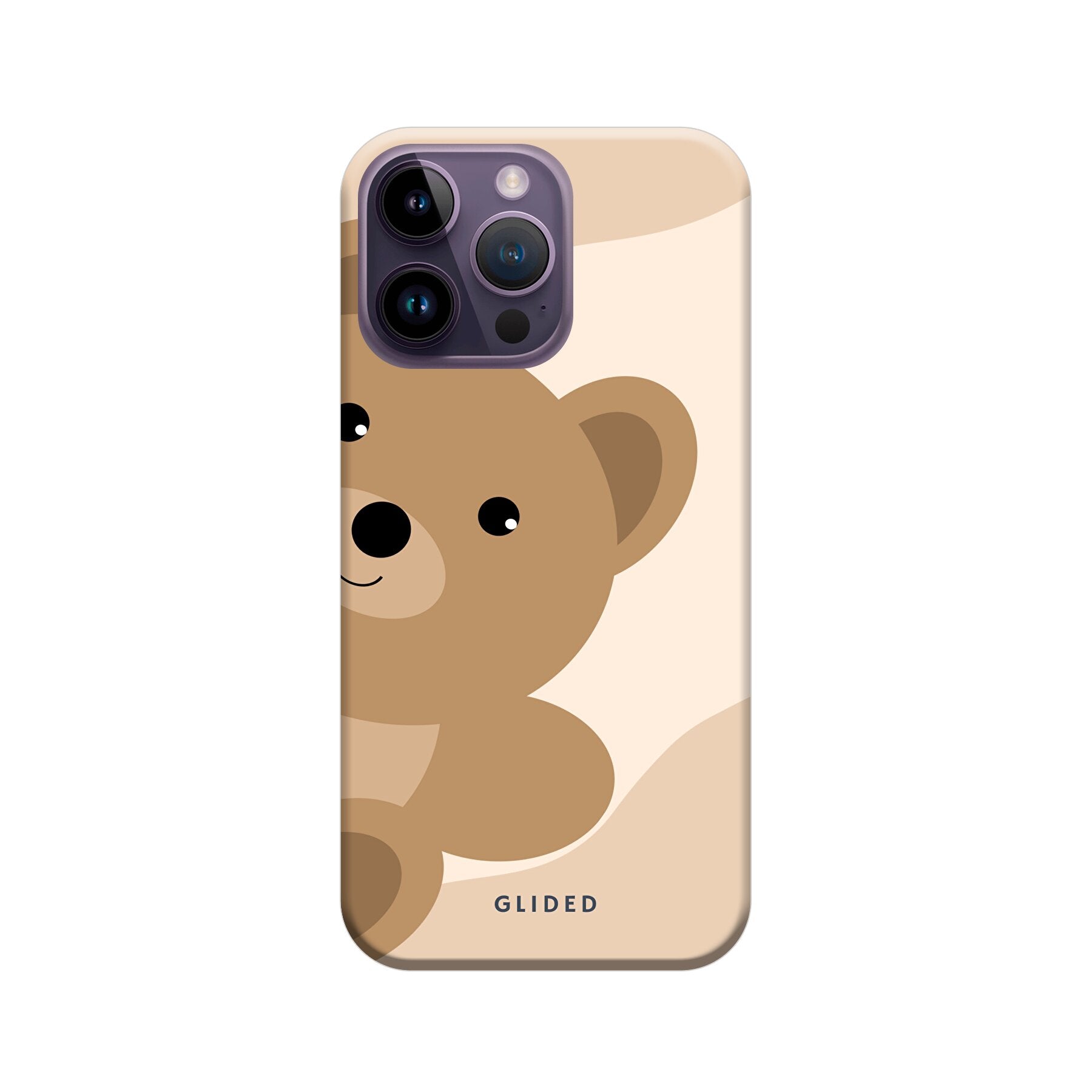 BearLove iPhone 14 Pro Max Handyhülle mit süßem Bärendesign, bietet Schutz und Stil.