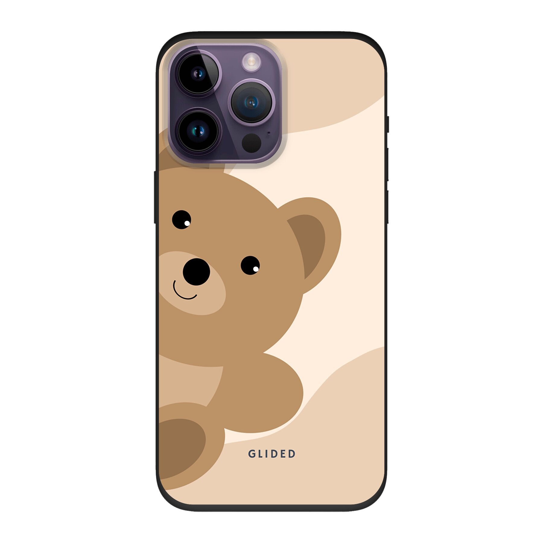 BearLove iPhone 14 Pro Max Handyhülle mit süßem Bärendesign, bietet Schutz und Stil.