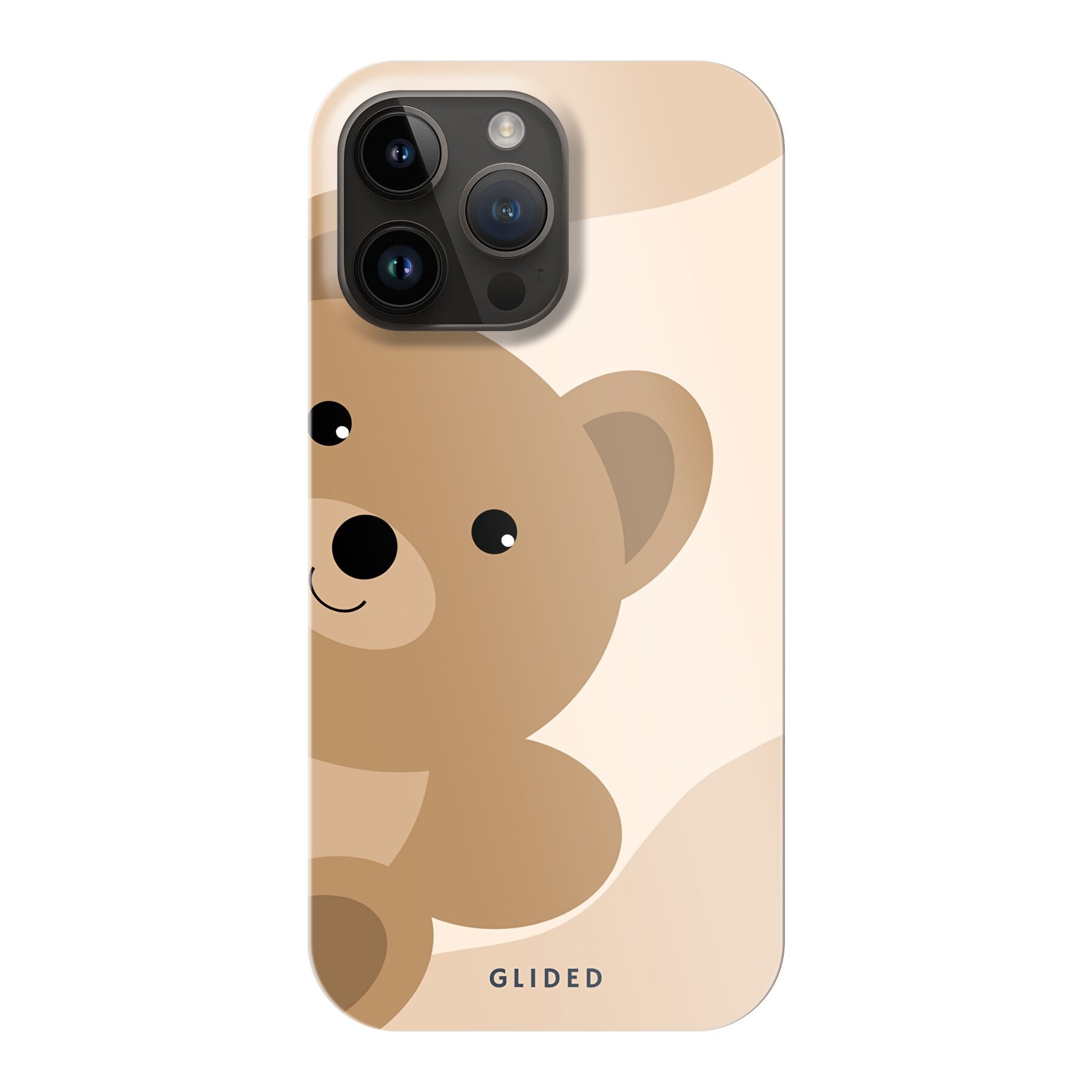 BearLove iPhone 14 Pro Max Handyhülle mit süßem Bärendesign, bietet Schutz und Stil.