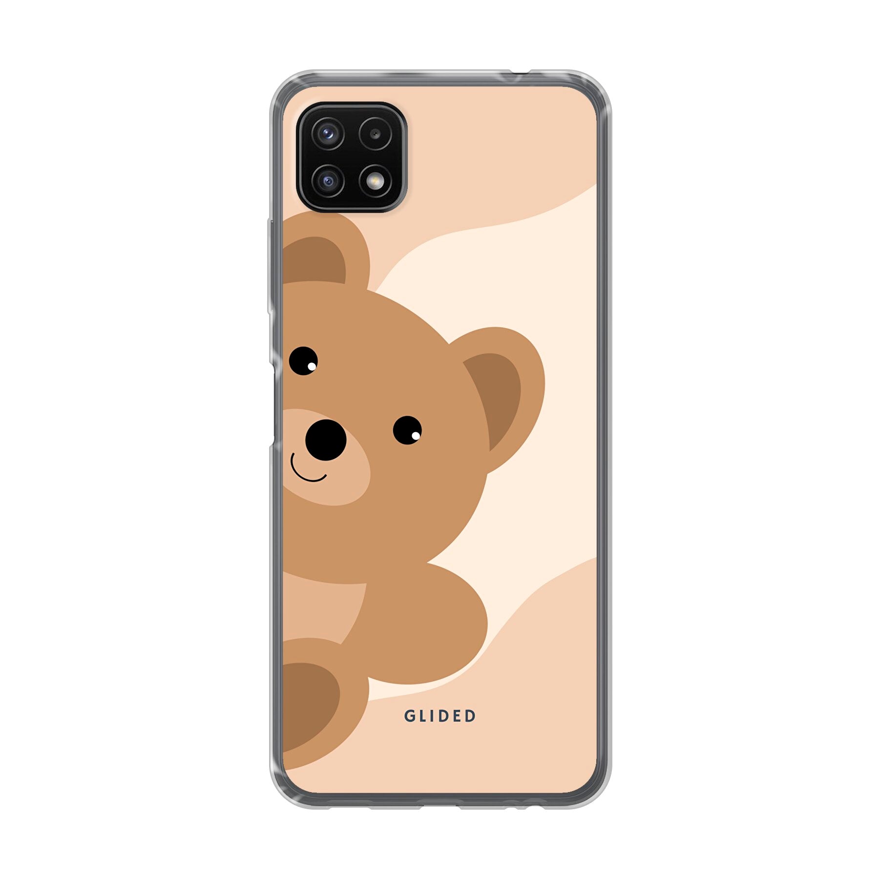 BearLove Handyhülle für Samsung Galaxy A22 5G mit süßem Bärendesign, bietet Schutz und Stil.