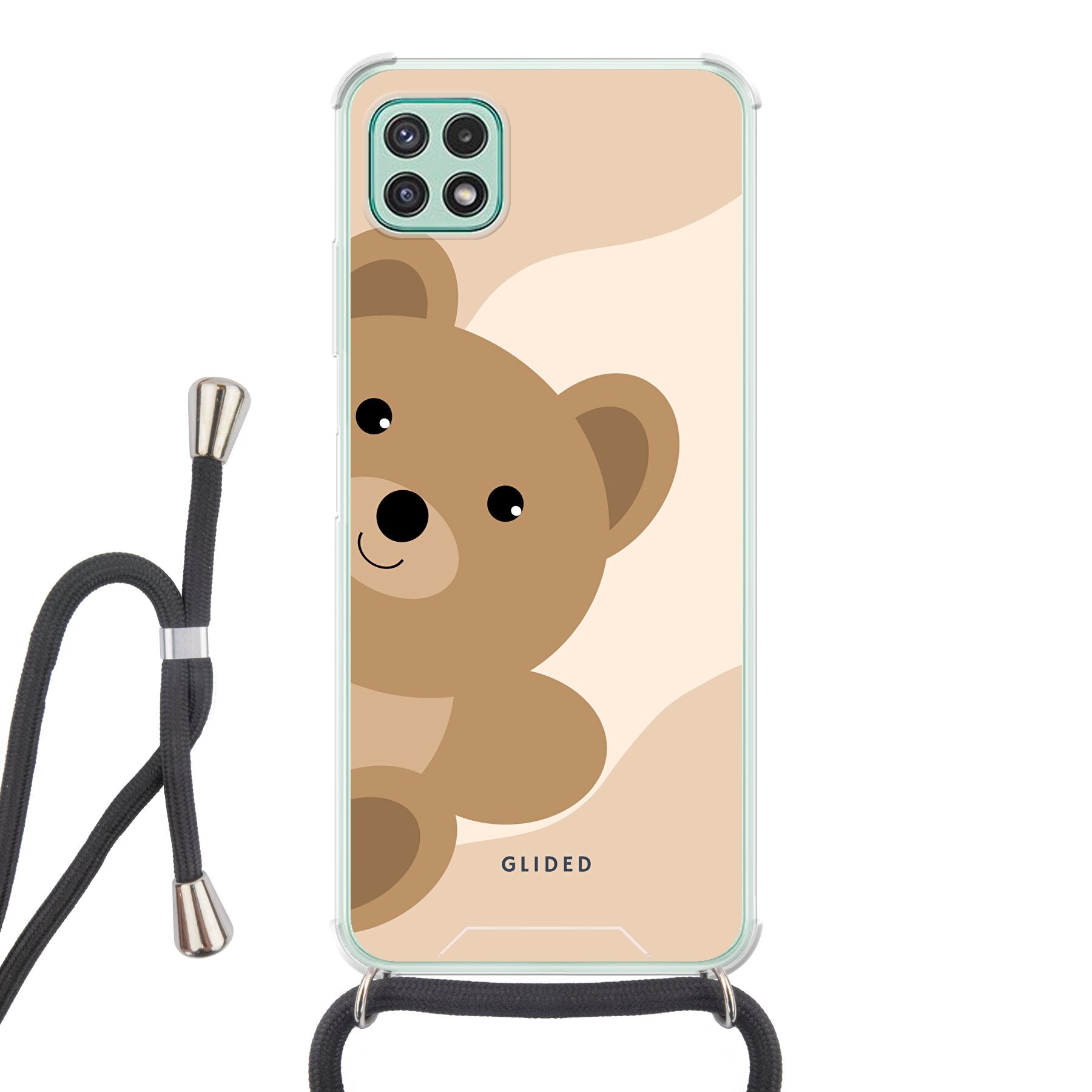 BearLove Handyhülle für Samsung Galaxy A22 5G mit süßem Bärendesign, bietet Schutz und Stil.