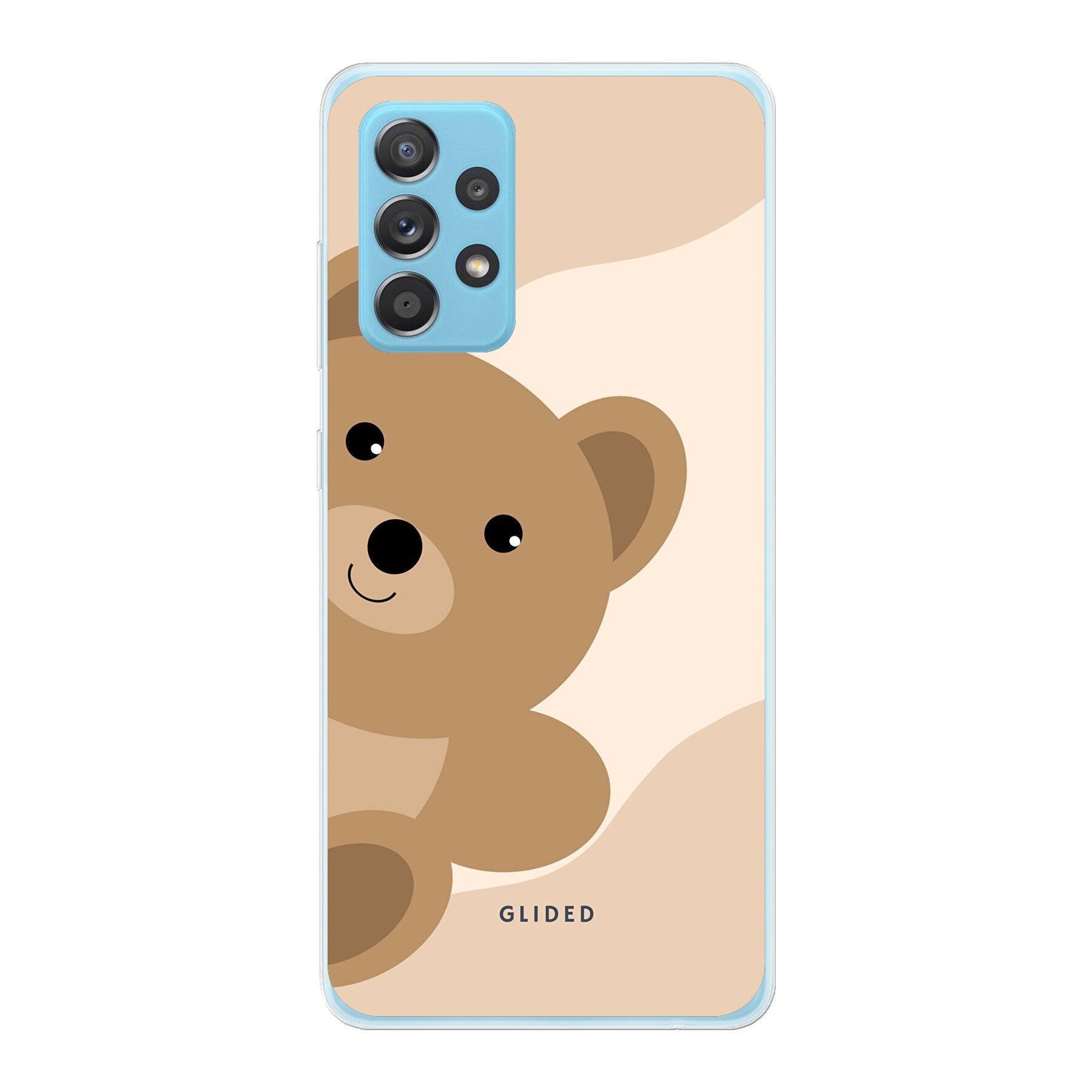BearLove Right Handyhülle für Samsung Galaxy A53 5G mit süßem Bärenmotiv, stoßfestem Schutz und schlankem Design.