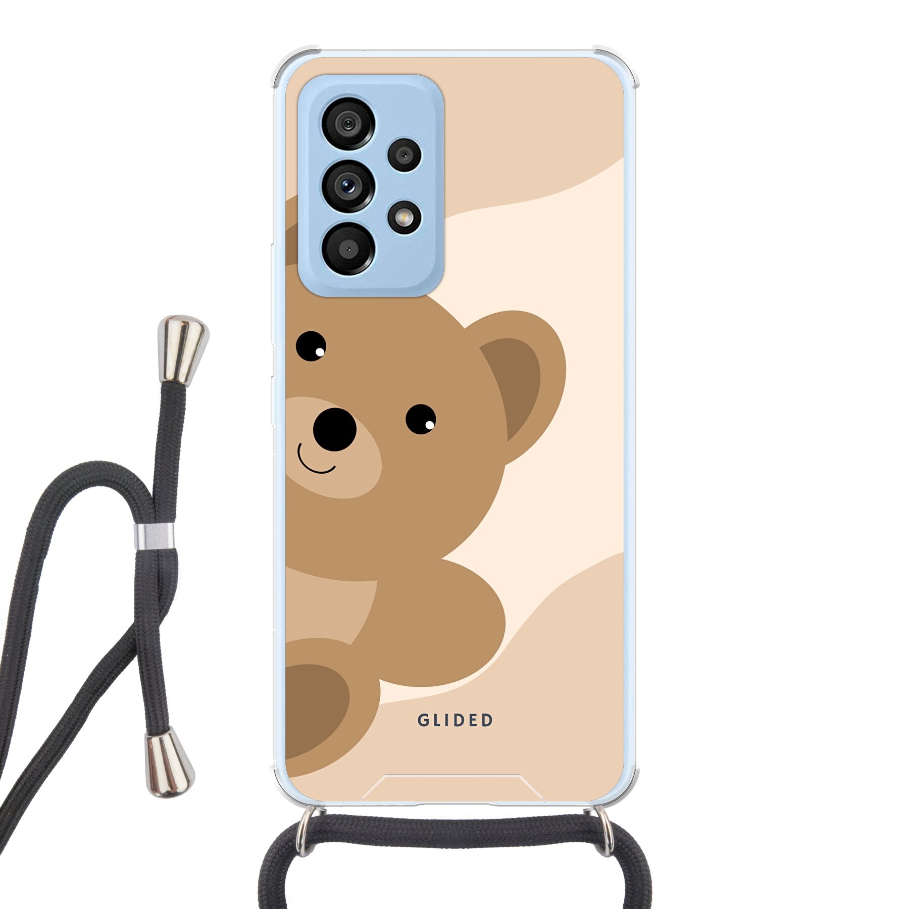 BearLove Right Handyhülle für Samsung Galaxy A53 5G mit süßem Bärenmotiv, stoßfestem Schutz und schlankem Design.