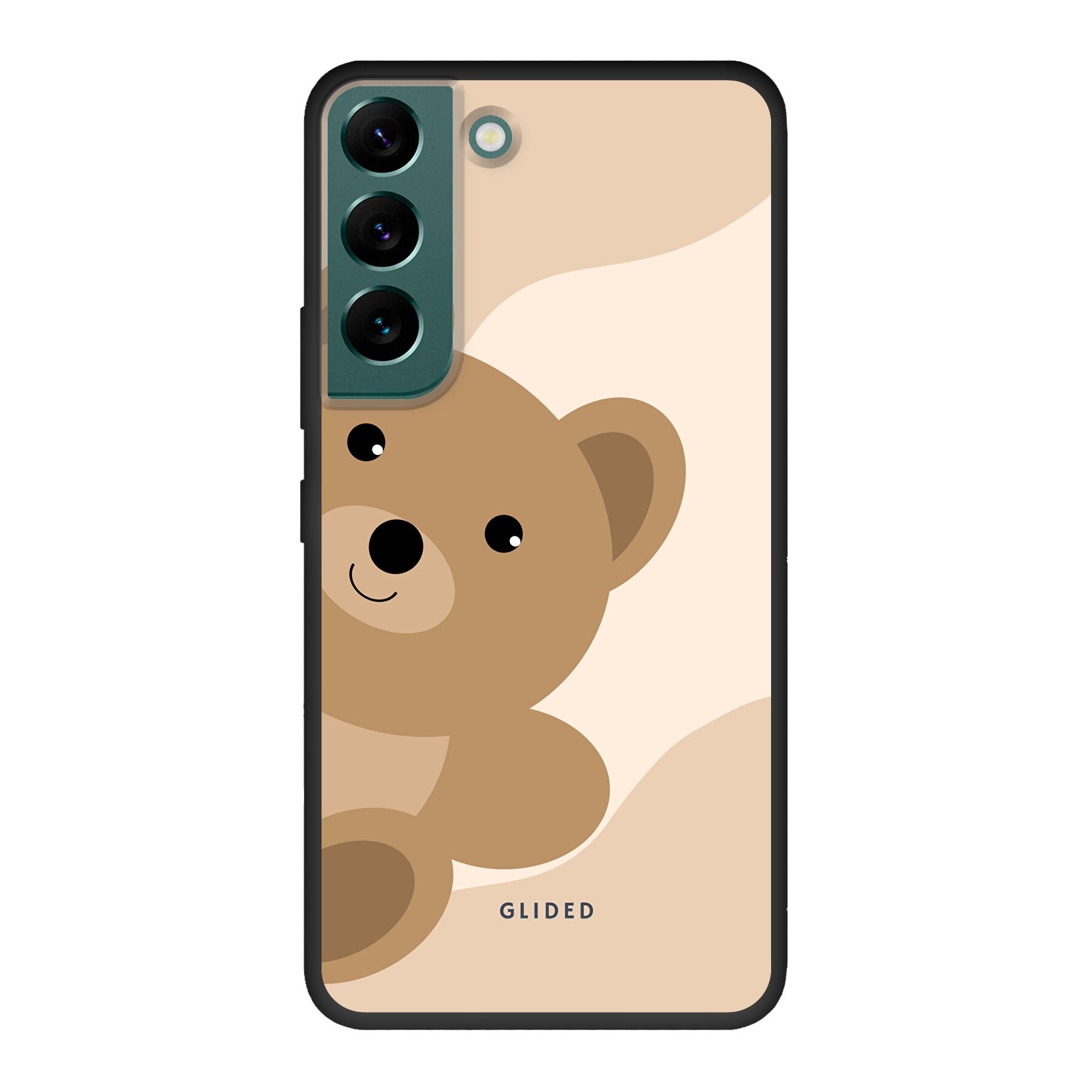 BearLove Handyhülle für Samsung Galaxy S22 mit süßem Bärenmotiv, bietet Schutz und Stil.