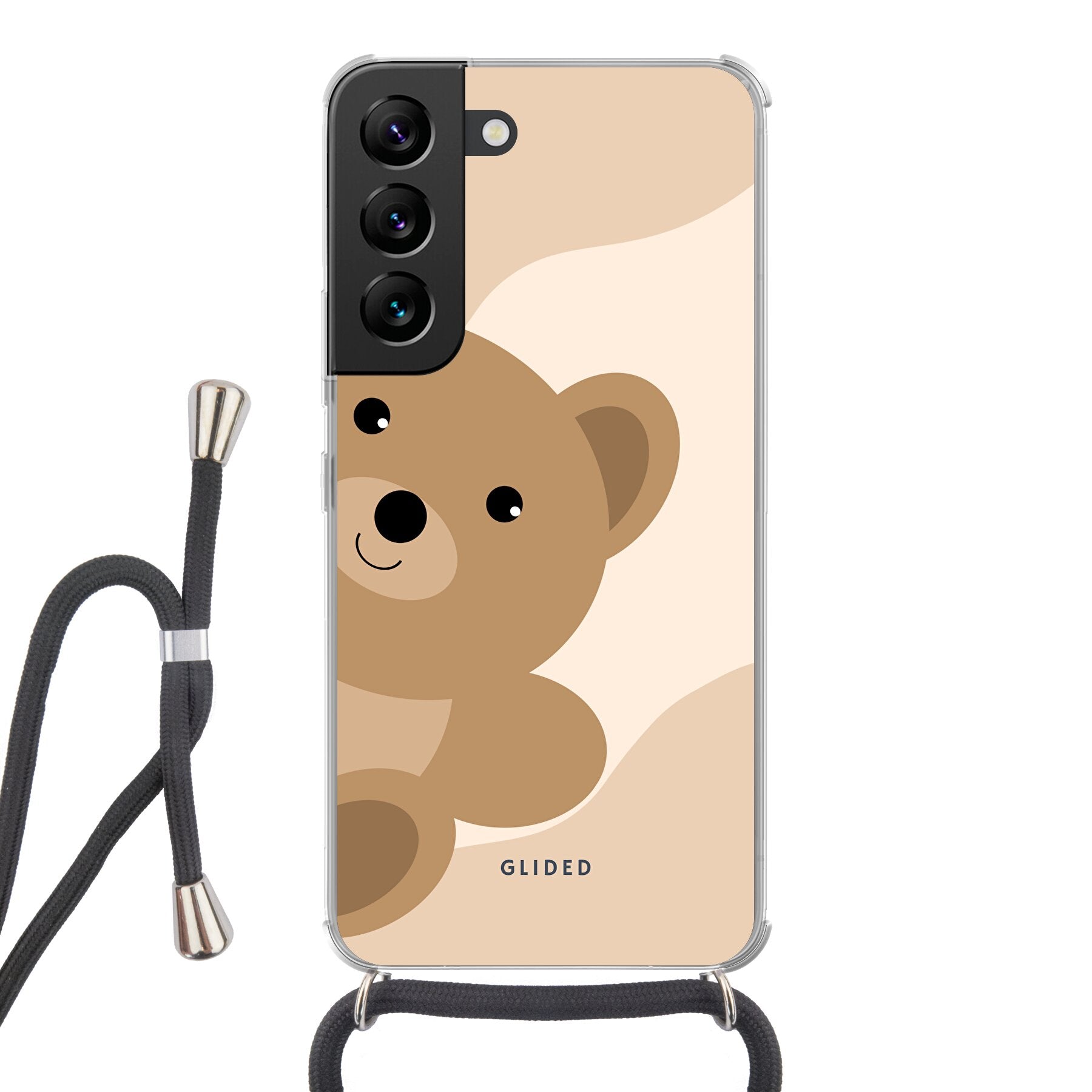 BearLove Handyhülle für Samsung Galaxy S22 mit süßem Bärenmotiv, bietet Schutz und Stil.