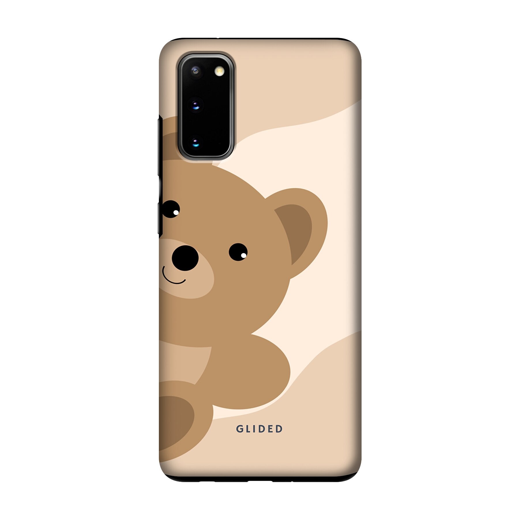 BearLove Handyhülle für Samsung Galaxy S20 mit süßem Bärenmotiv, bietet stilvollen Schutz und emotionalen Ausdruck.