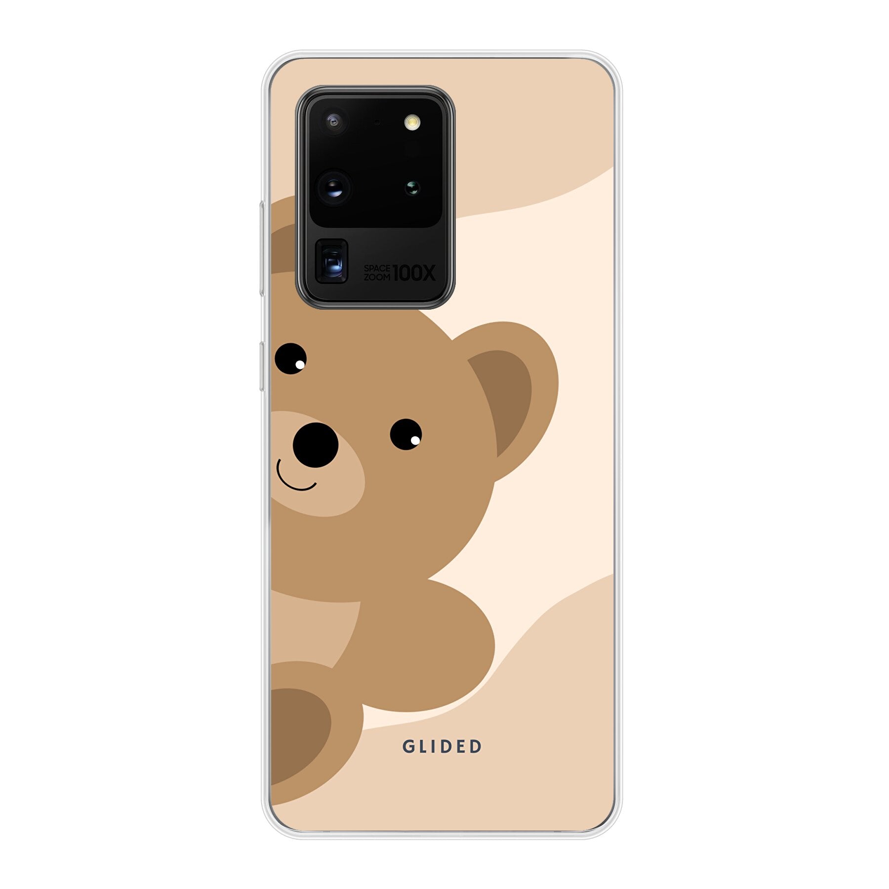 BearLove Handyhülle für Samsung Galaxy S20 mit süßem Bärenmotiv, bietet stilvollen Schutz und emotionalen Ausdruck.