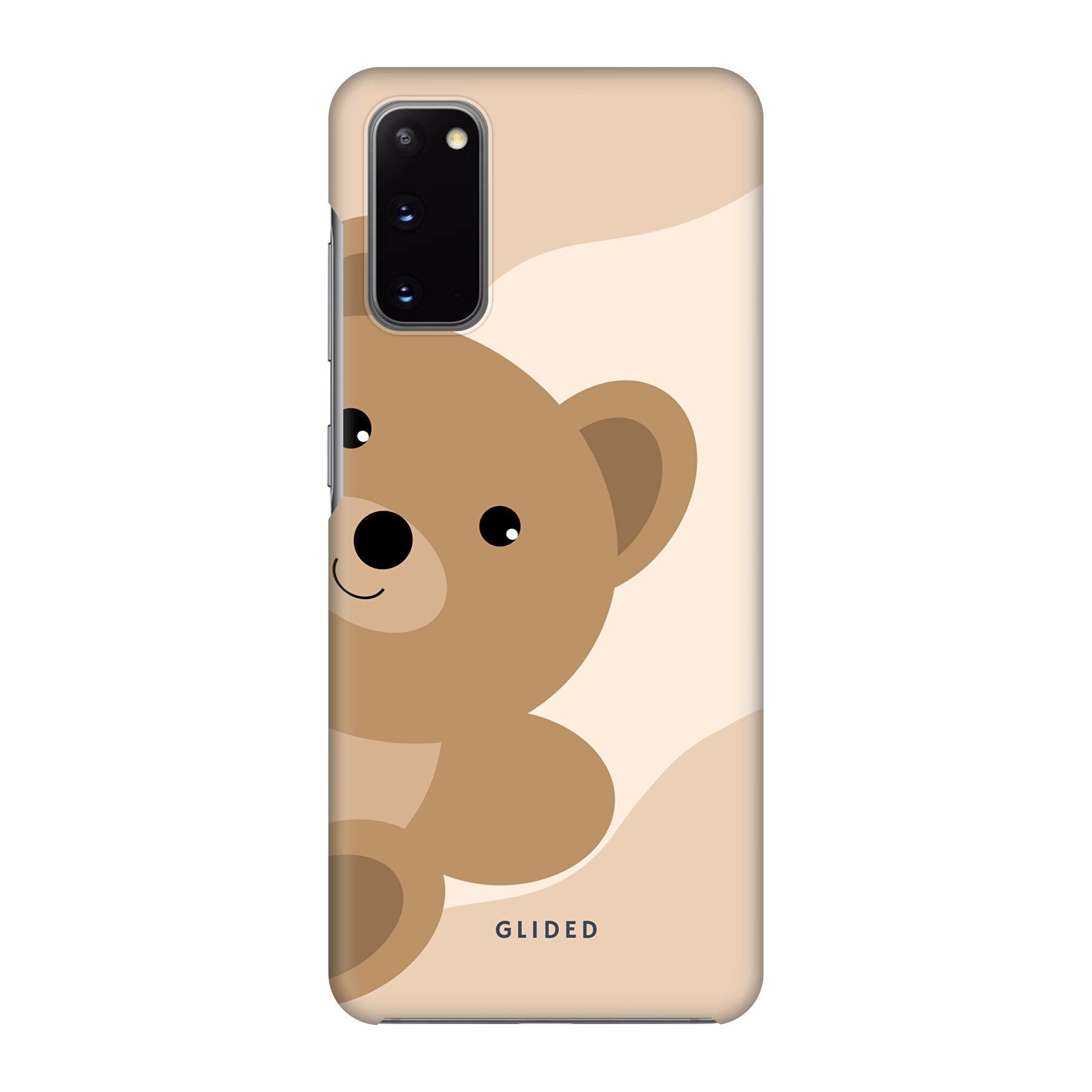 BearLove Handyhülle für Samsung Galaxy S20 mit süßem Bärenmotiv, bietet stilvollen Schutz und emotionalen Ausdruck.