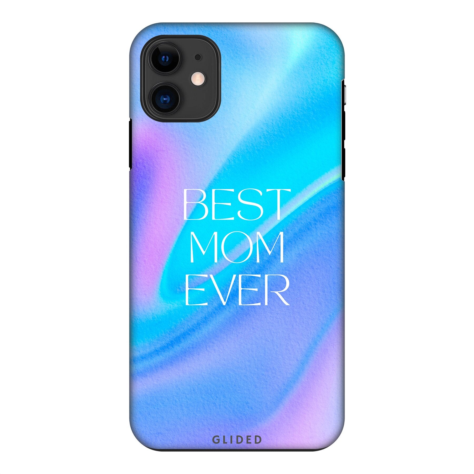 Best Mom iPhone 11 Handyhülle mit floralem Design, das Liebe und Wertschätzung für Mütter symbolisiert.