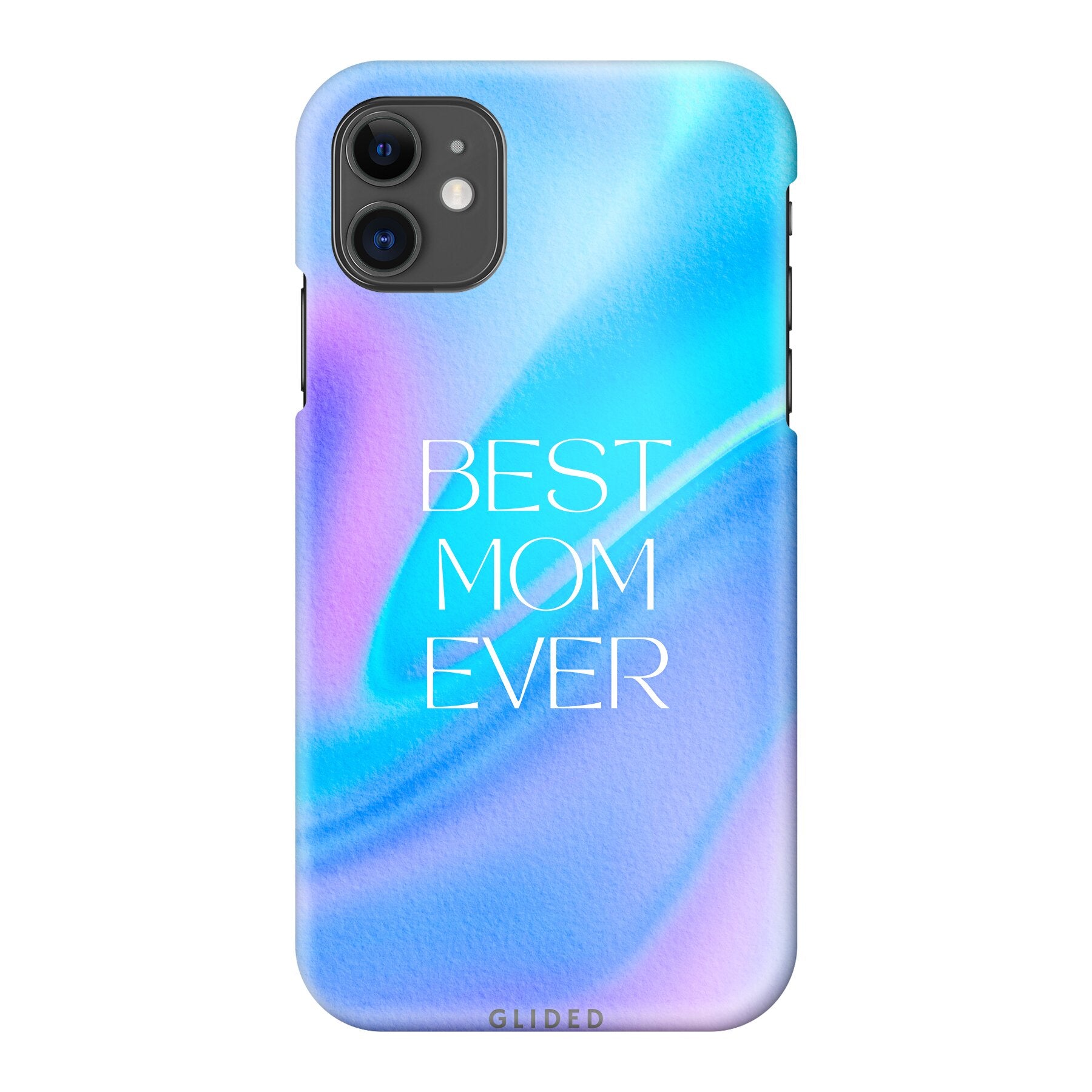 Best Mom iPhone 11 Handyhülle mit floralem Design, das Liebe und Wertschätzung für Mütter symbolisiert.