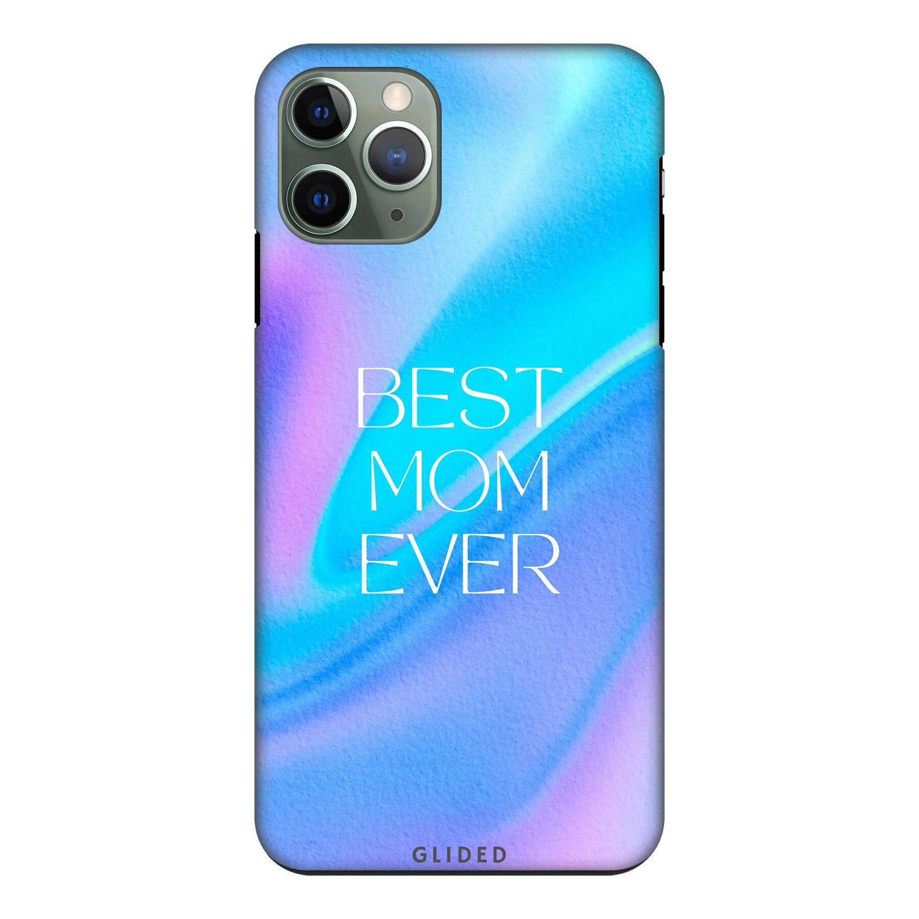 Best Mom iPhone 11 Pro Handyhülle mit floralem Design, das die Liebe und Wertschätzung für Mütter feiert.