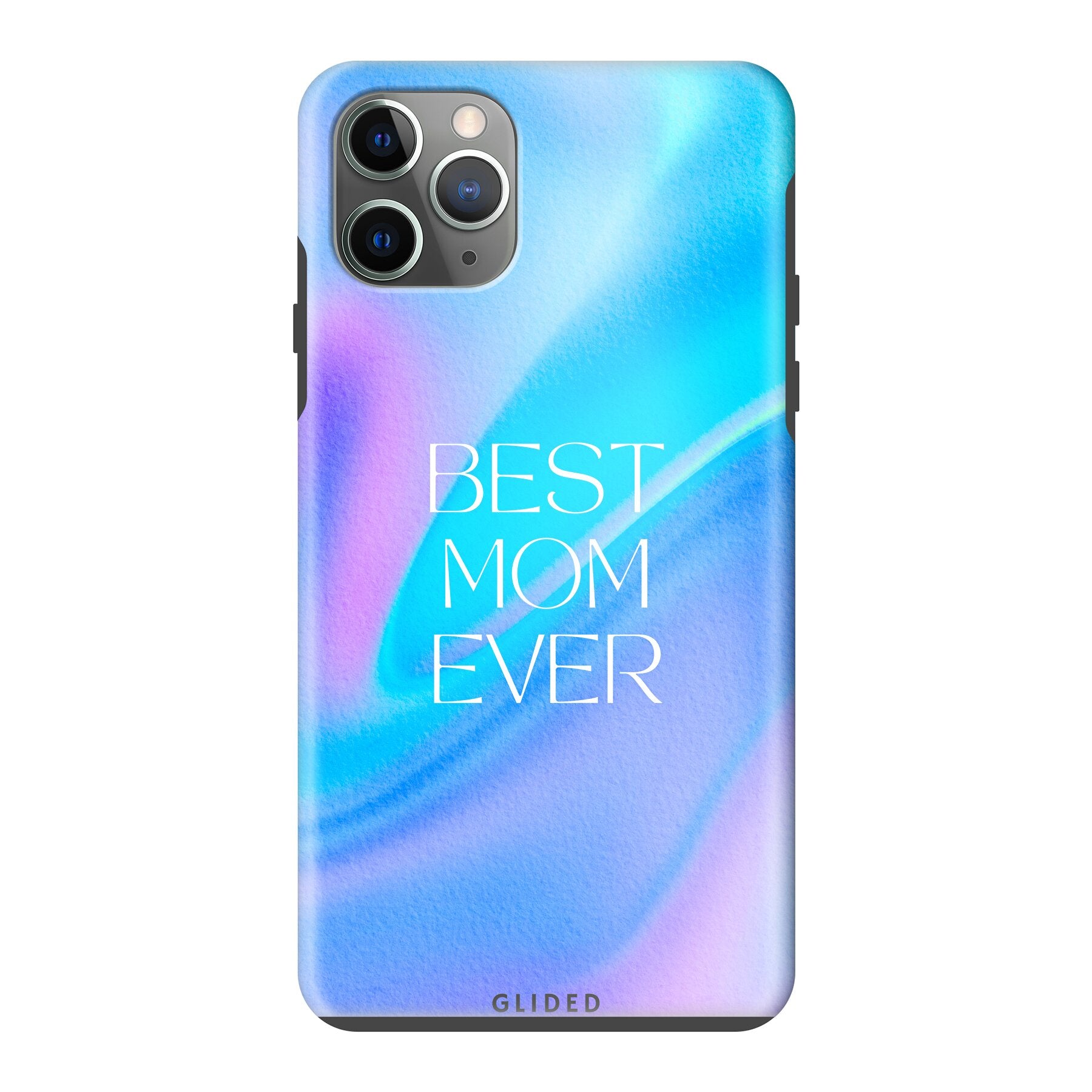 Best Mom iPhone 11 Pro Max Handyhülle mit floralem Design, das Liebe und Wertschätzung für Mütter symbolisiert.