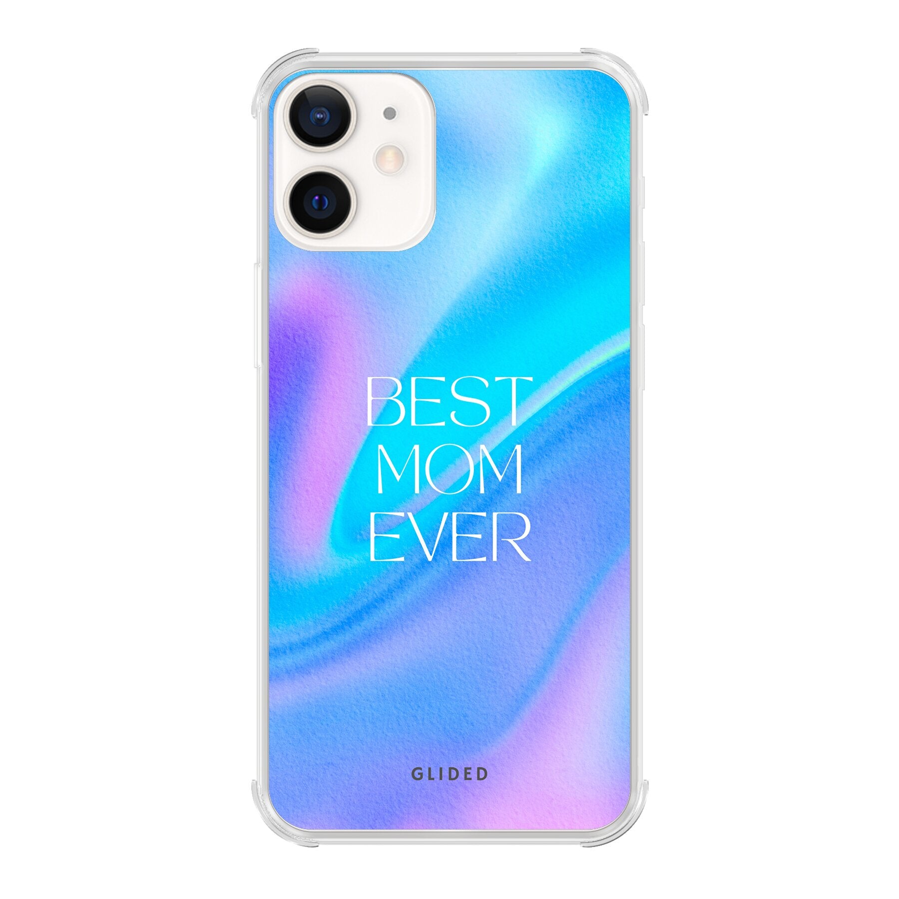 Best Mom iPhone 12 Pro Handyhülle mit floralem Design, das Liebe und Wertschätzung für Mütter symbolisiert.
