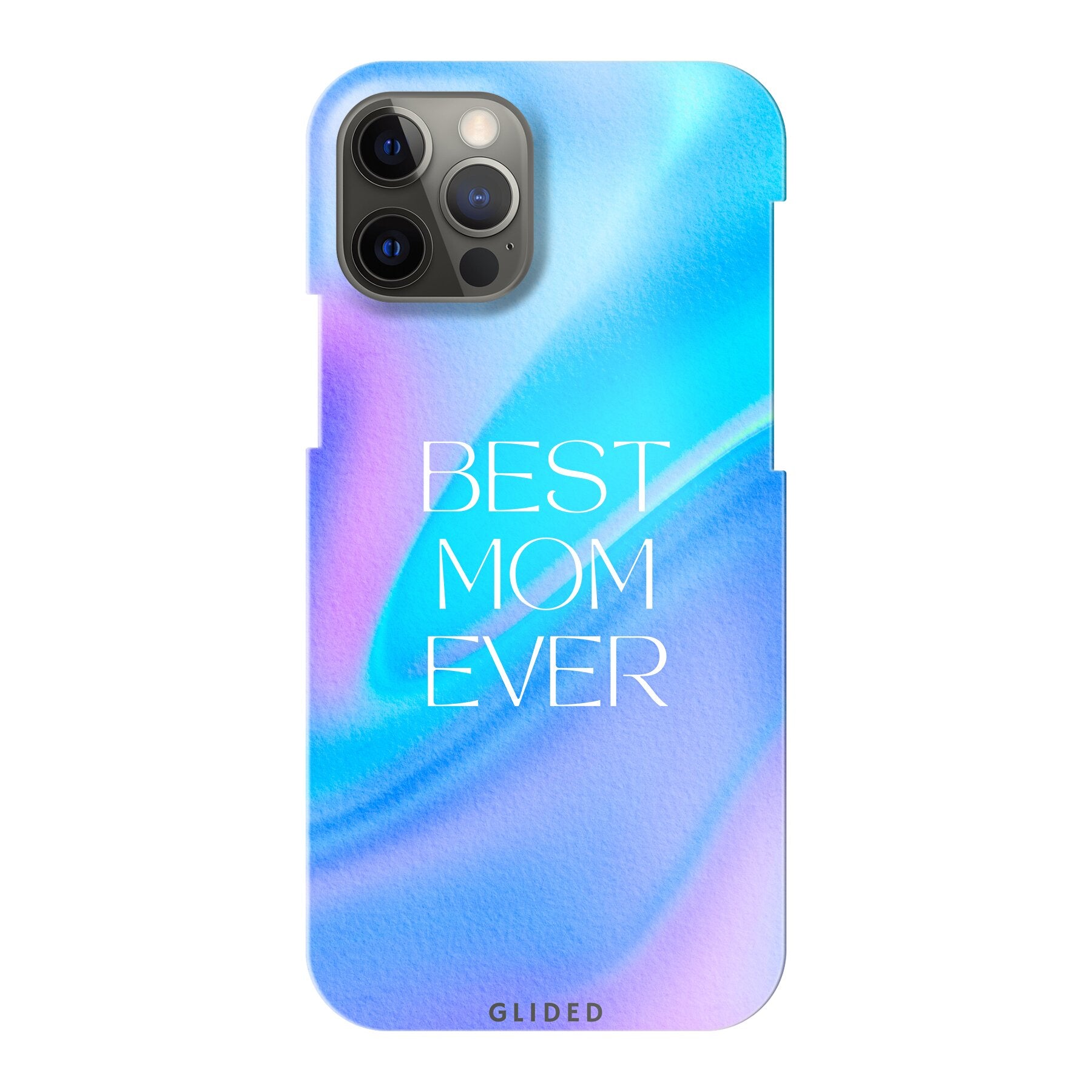 Best Mom iPhone 12 Pro Handyhülle mit floralem Design, das Liebe und Wertschätzung für Mütter symbolisiert.