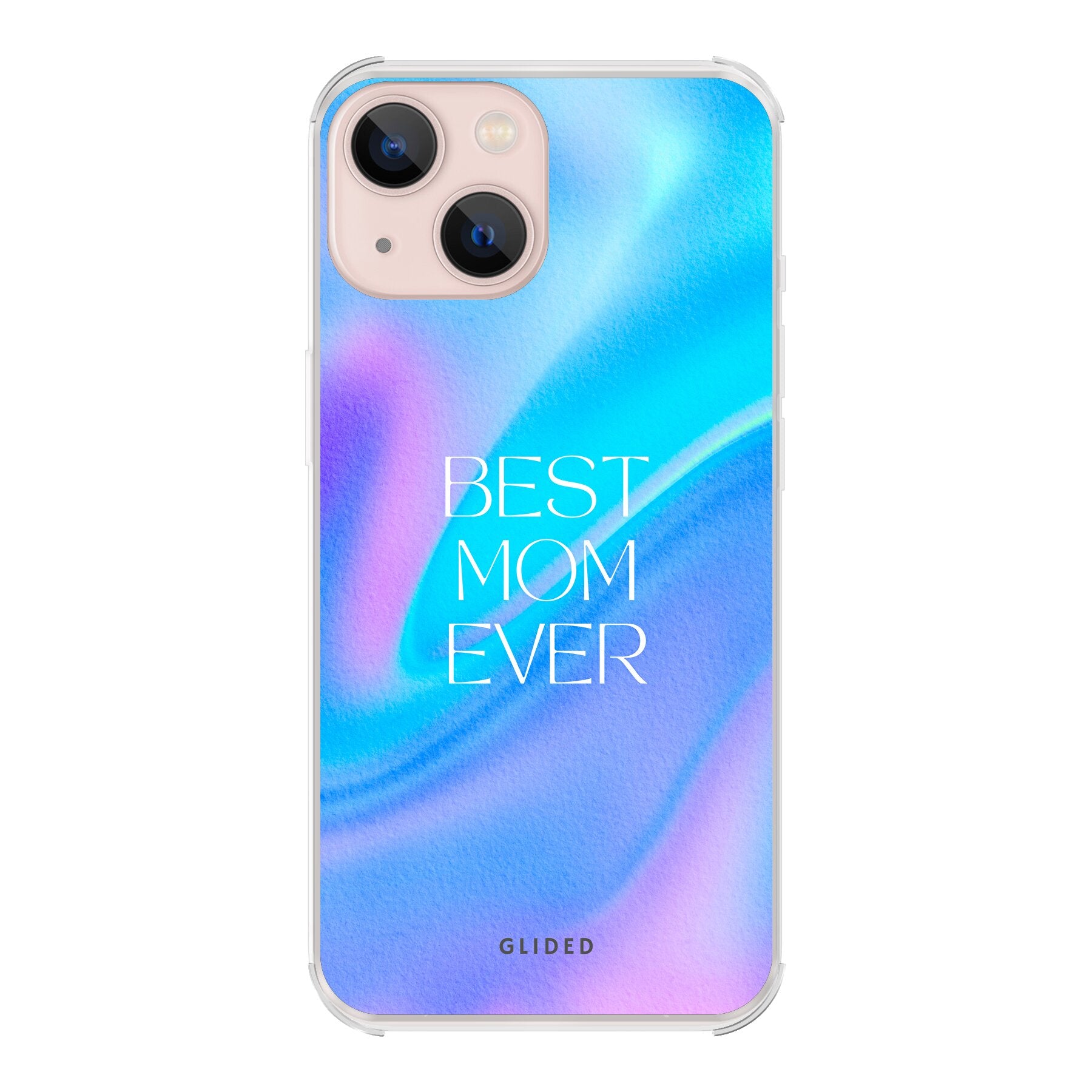 Best Mom iPhone 13 Handyhülle mit floralem Design, das die Liebe und Wertschätzung für Mütter symbolisiert.