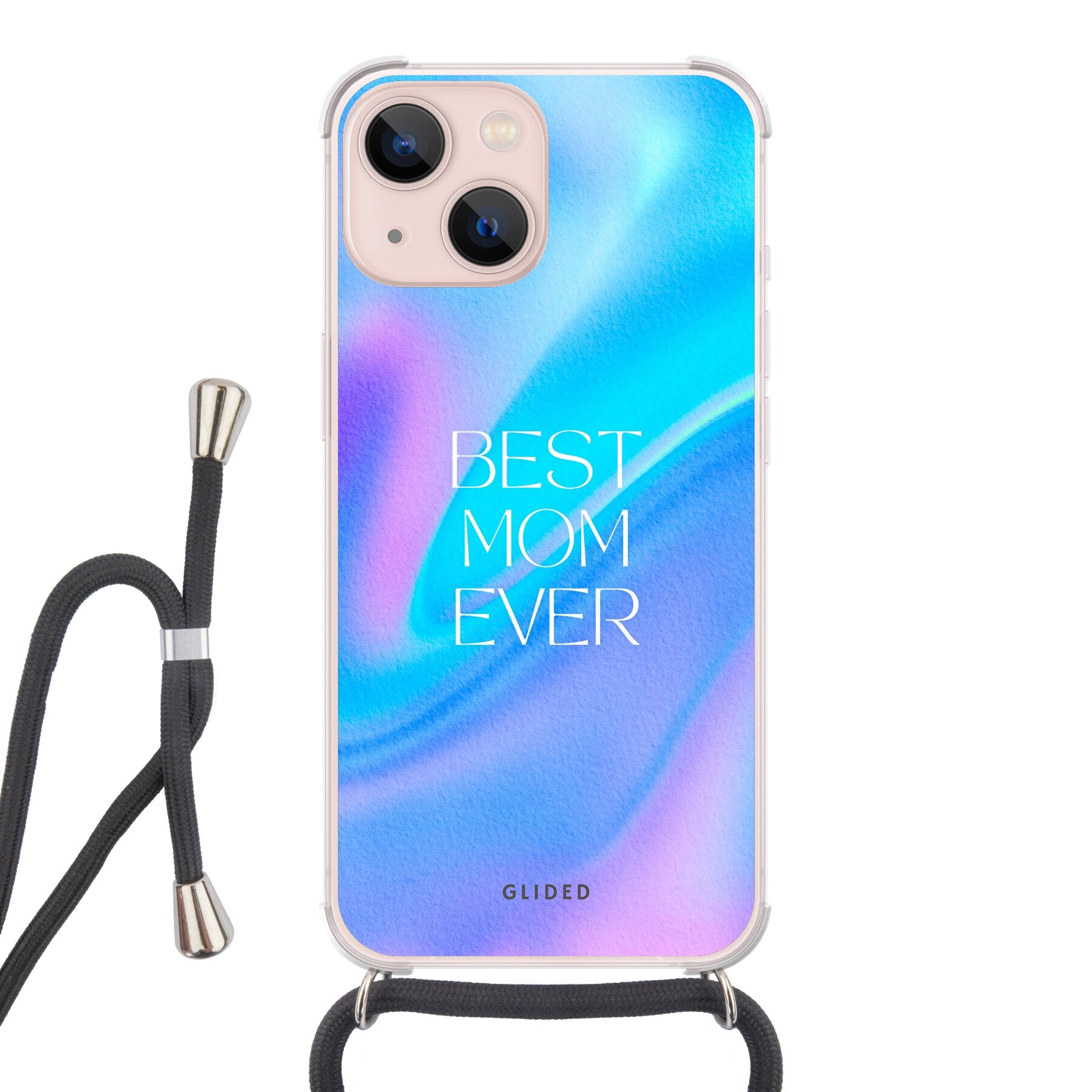 Best Mom iPhone 13 Handyhülle mit floralem Design, das die Liebe und Wertschätzung für Mütter symbolisiert.